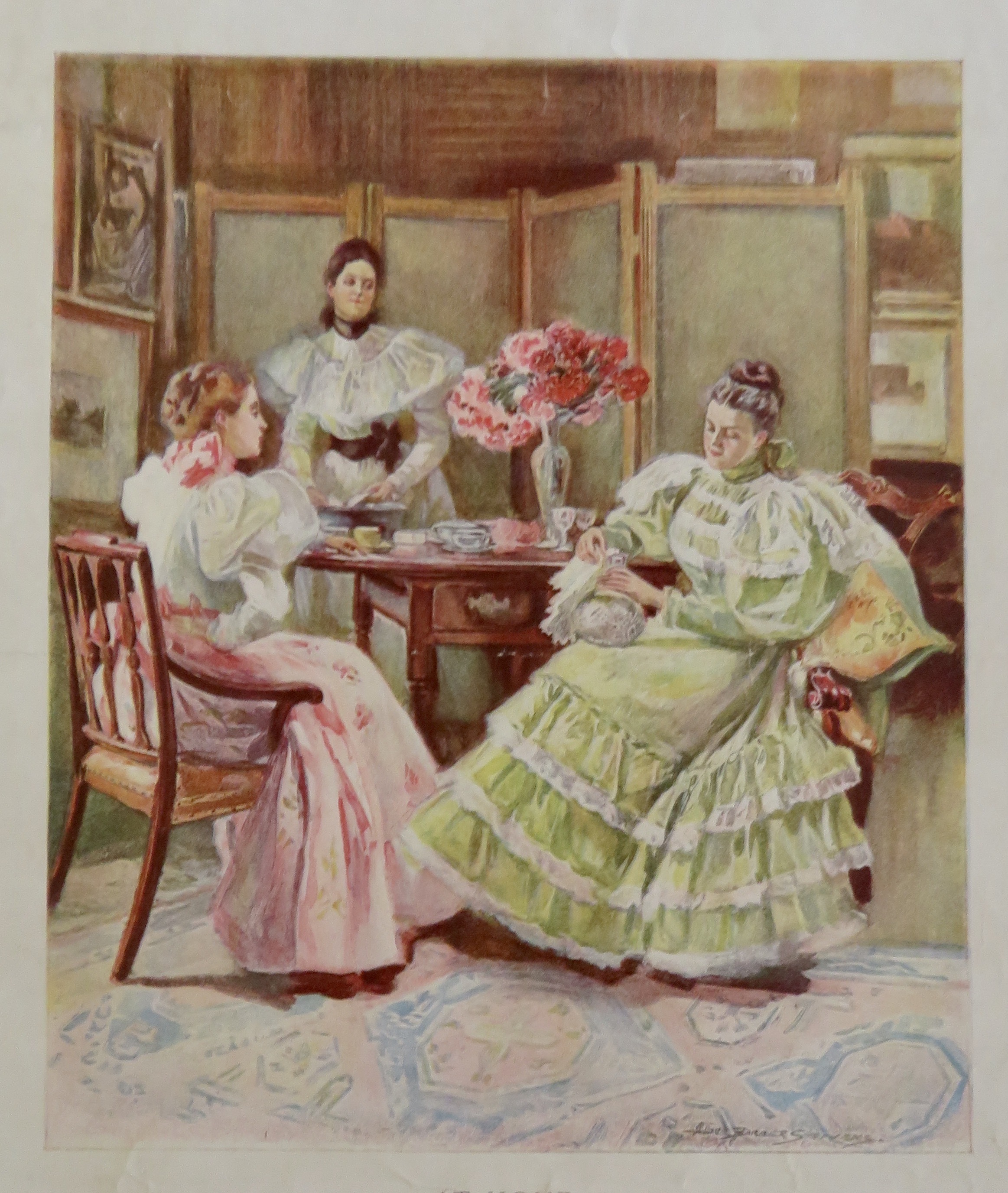 1896 Ivory Soap with Lovely Women Talking