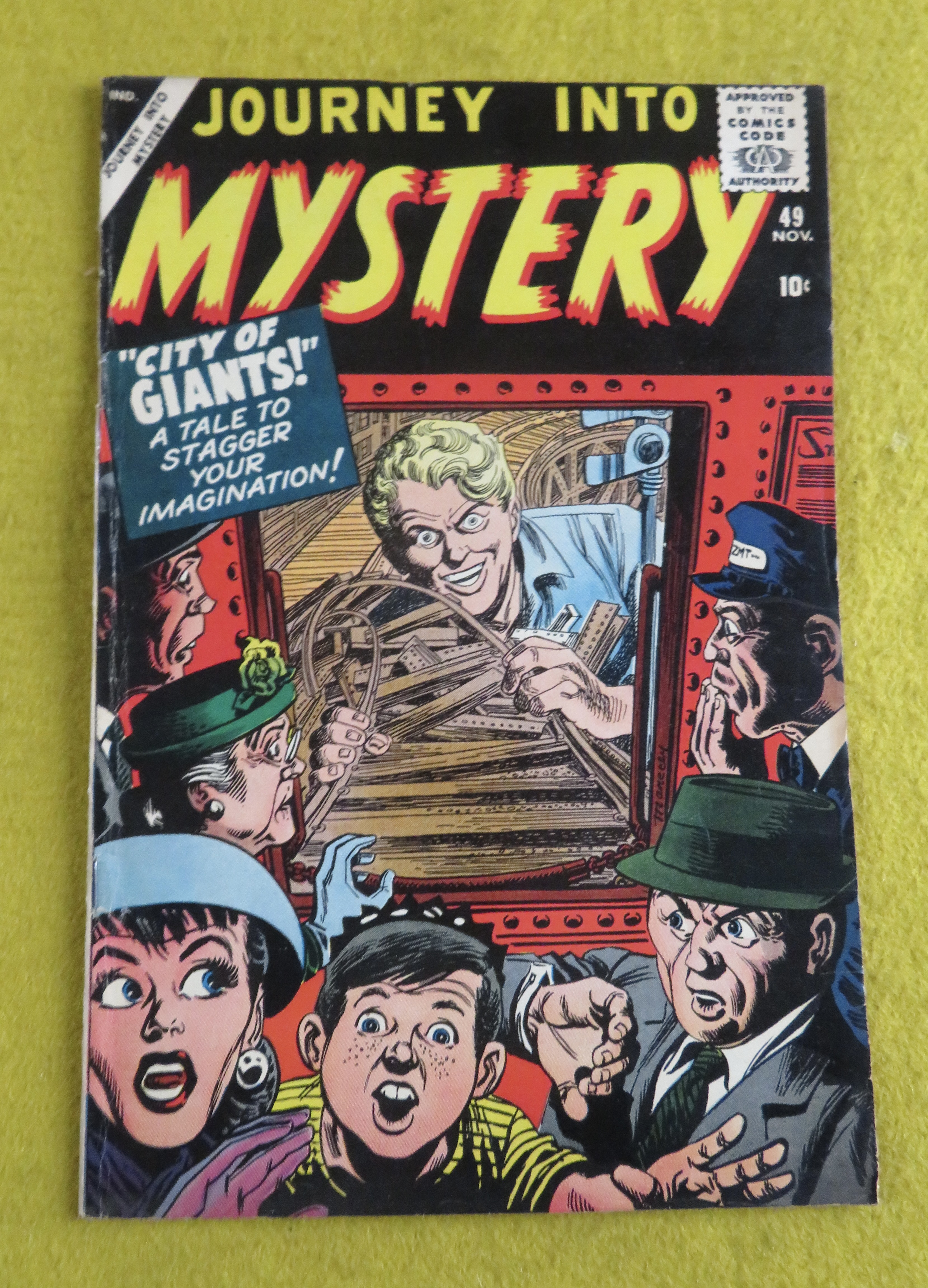 Journey Into Mystery Comic November 1958 City Of Giants