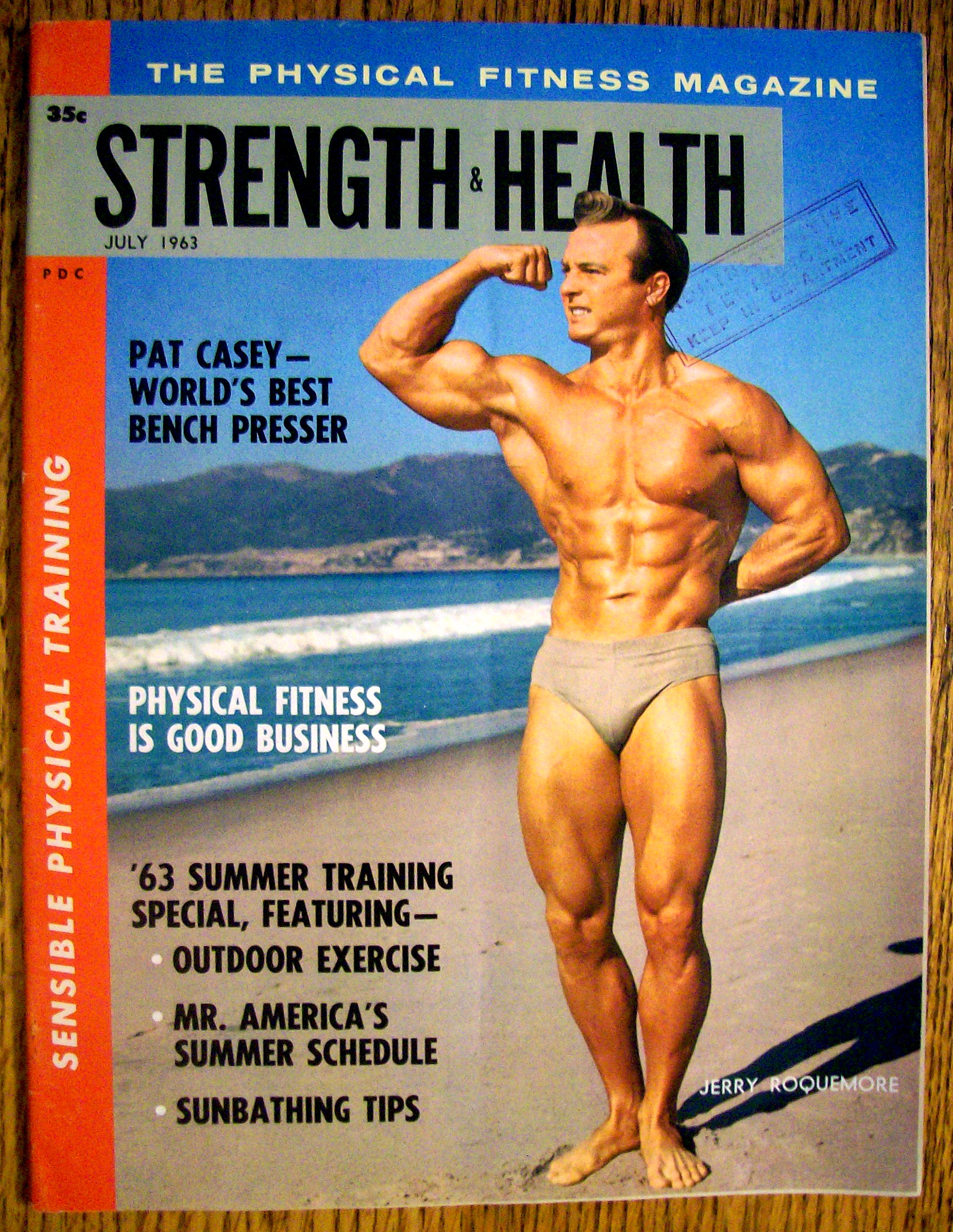 Strength & Health Magazine-July 1963-Jerry Roquemore