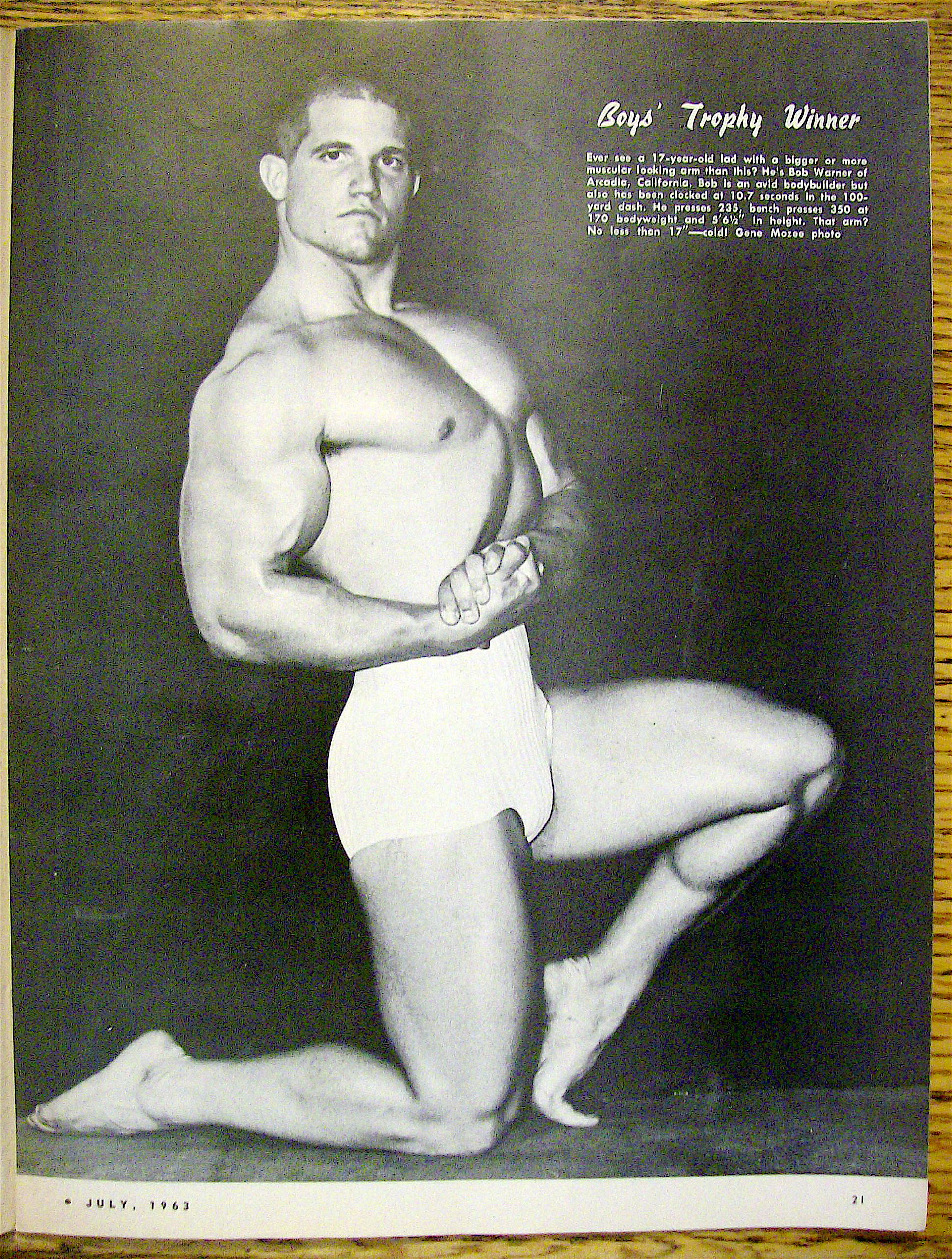 Strength & Health Magazine-July 1963-Jerry Roquemore