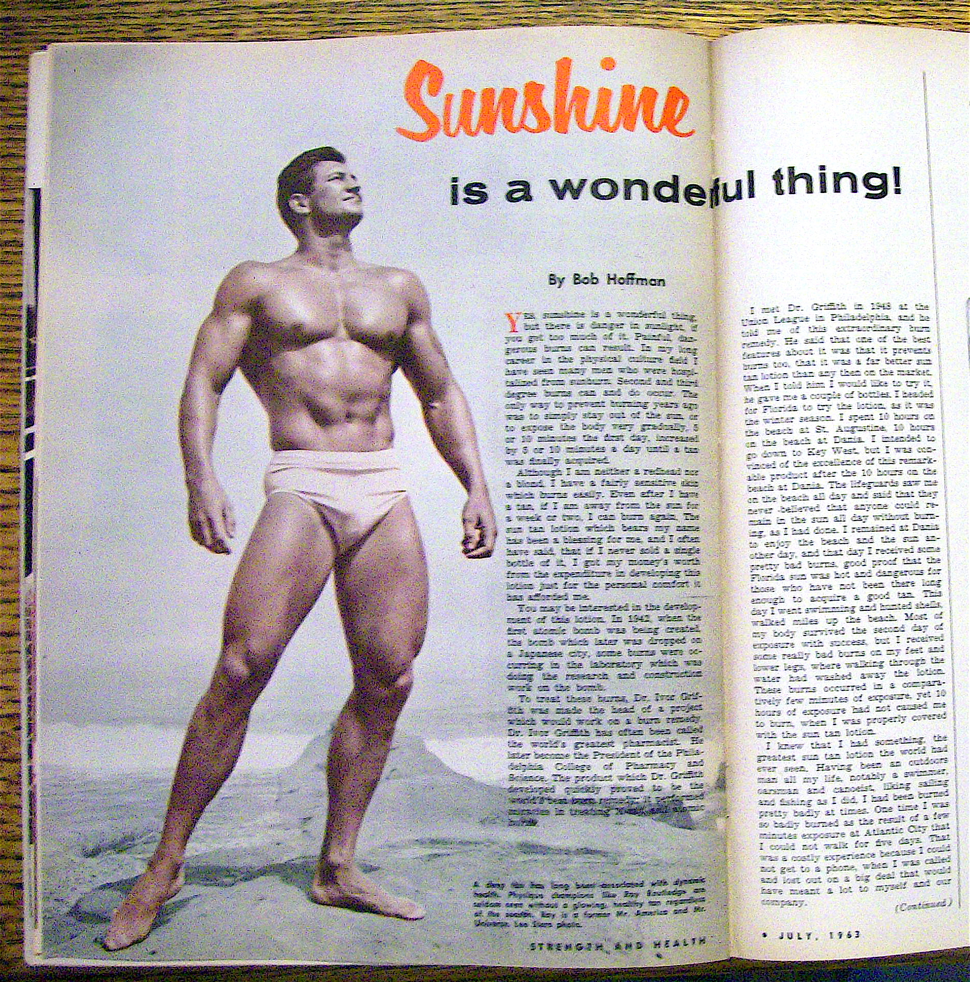 Strength & Health Magazine-July 1963-Jerry Roquemore