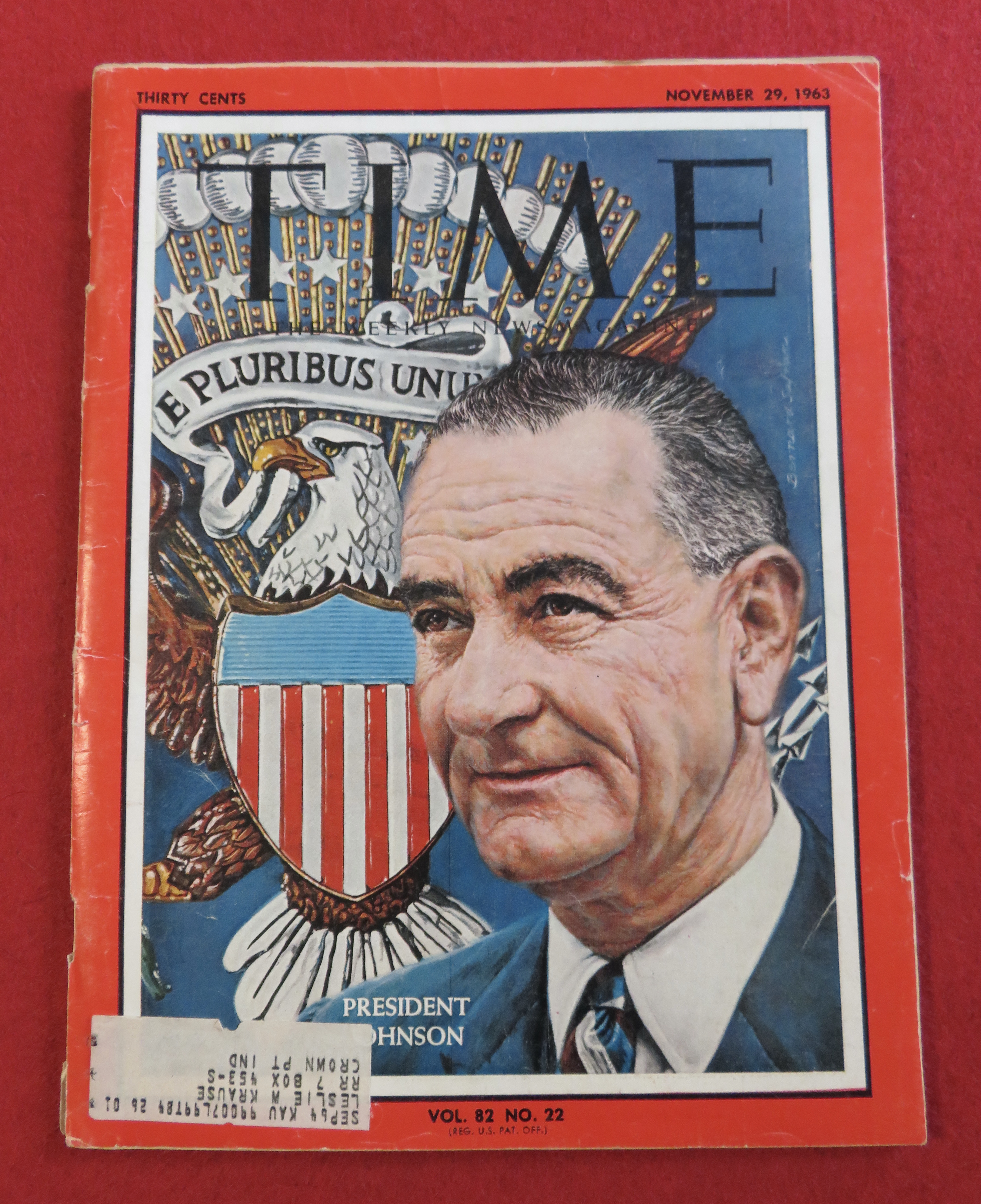 Time Magazine November 29, 1963 President Johnson
