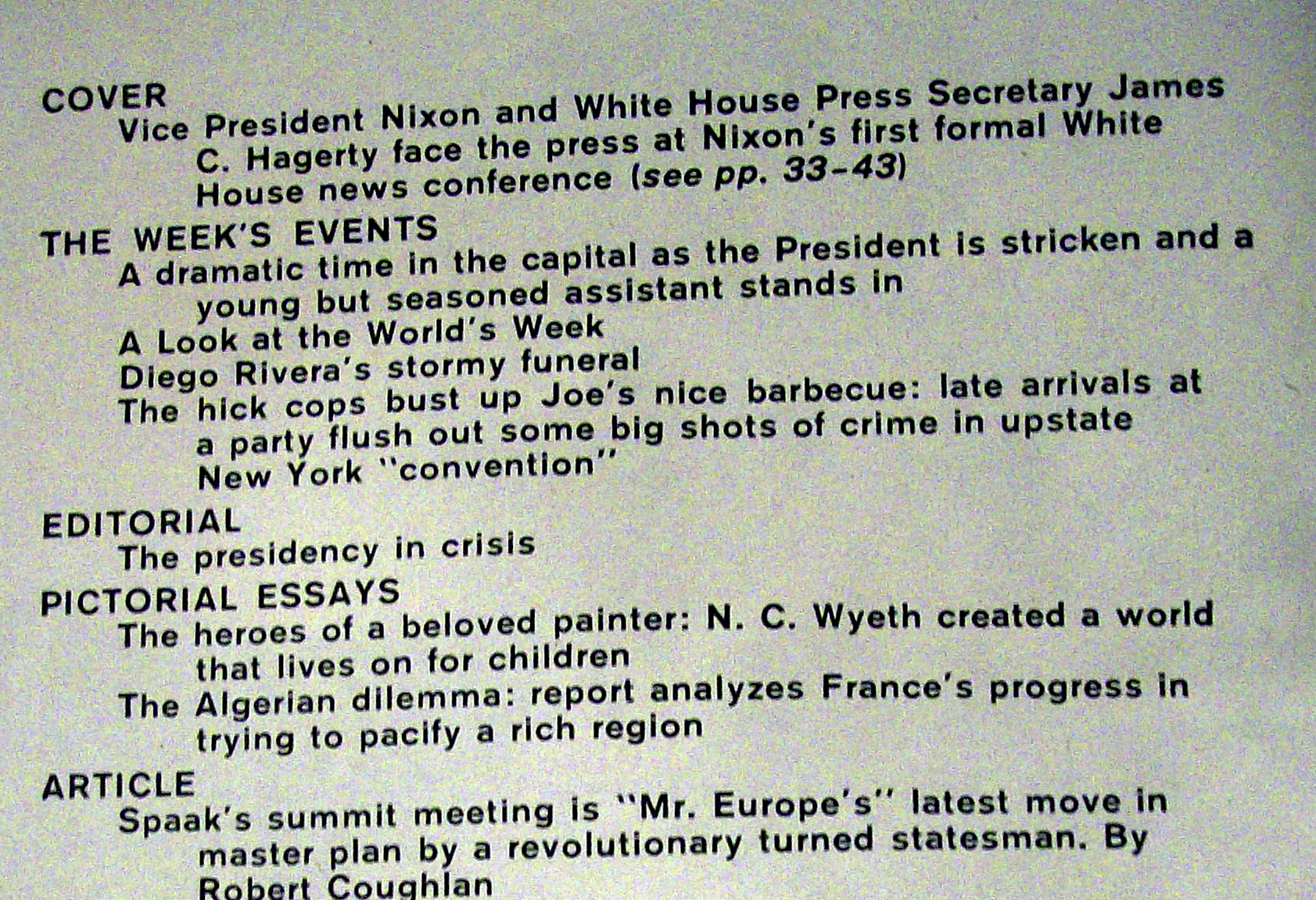 Life Magazine - December 9, 1957 - Nixon & Hagerty