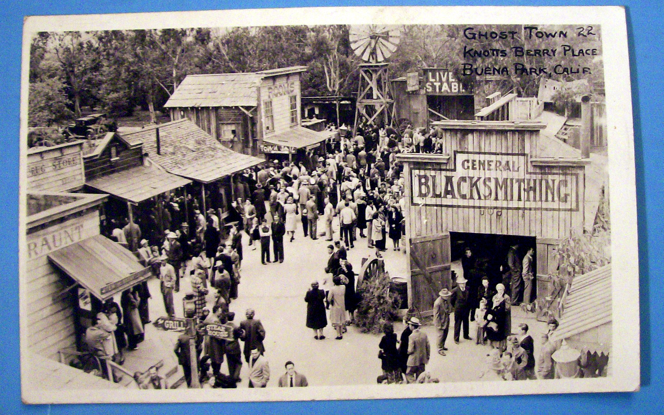Postcard Of Ghost Town, Knott's Berry Place, Calif.