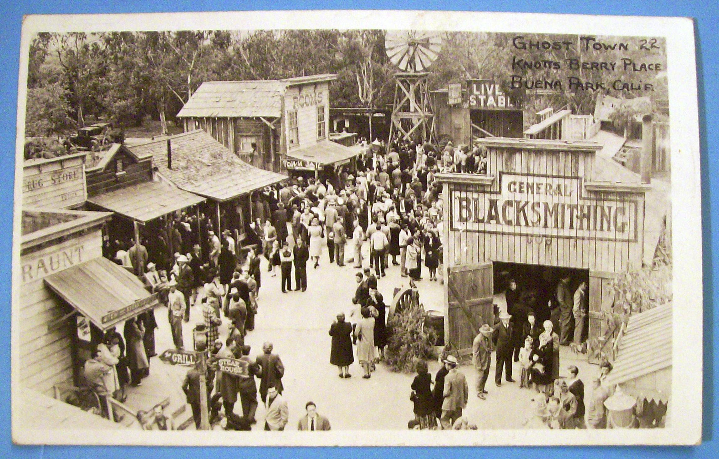 Postcard Of Ghost Town, Knott's Berry Place, Calif.