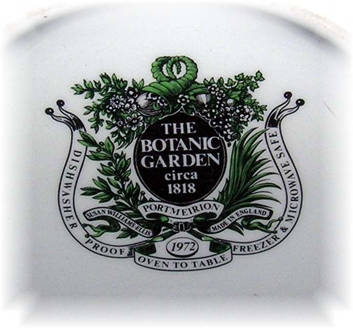 Portmeirion Blue Passion Flower Kitchen Jar.