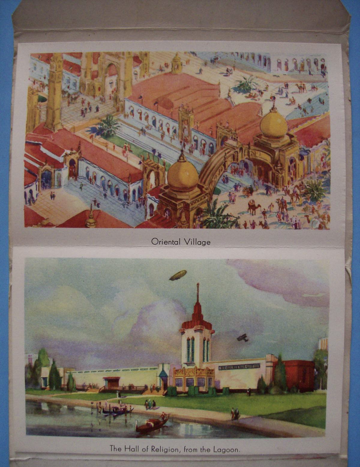 Federal & States Building Postcard Folder-Chicago Fair
