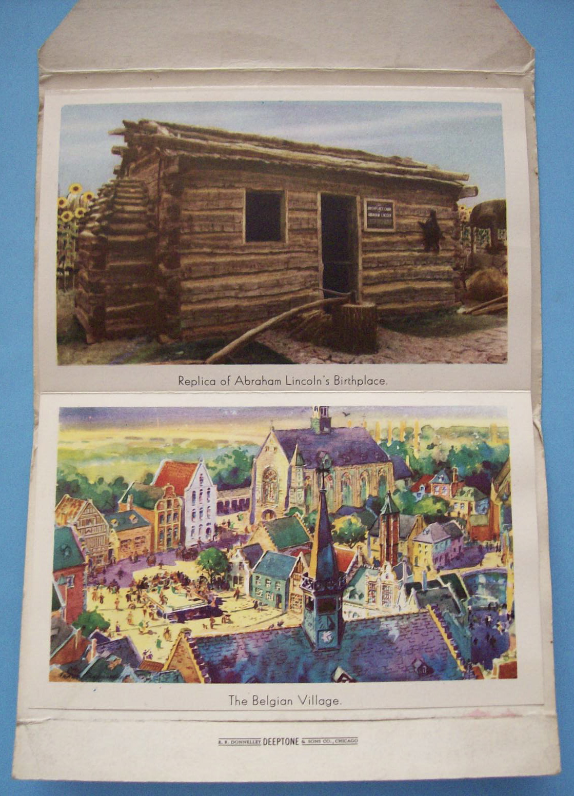 Federal & States Building Postcard Folder-Chicago Fair