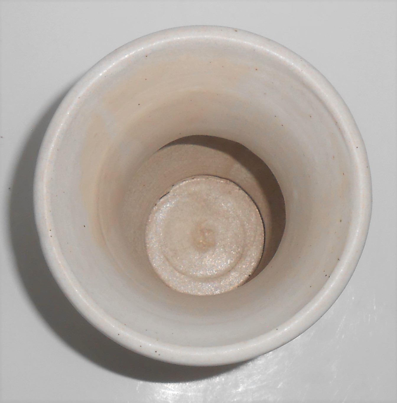Brush McCoy Pottery 8'' White W/Floral Decoration #741
