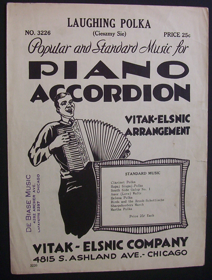Sheet Music For 1932 Laughing Polka (Cieszmy Sie)