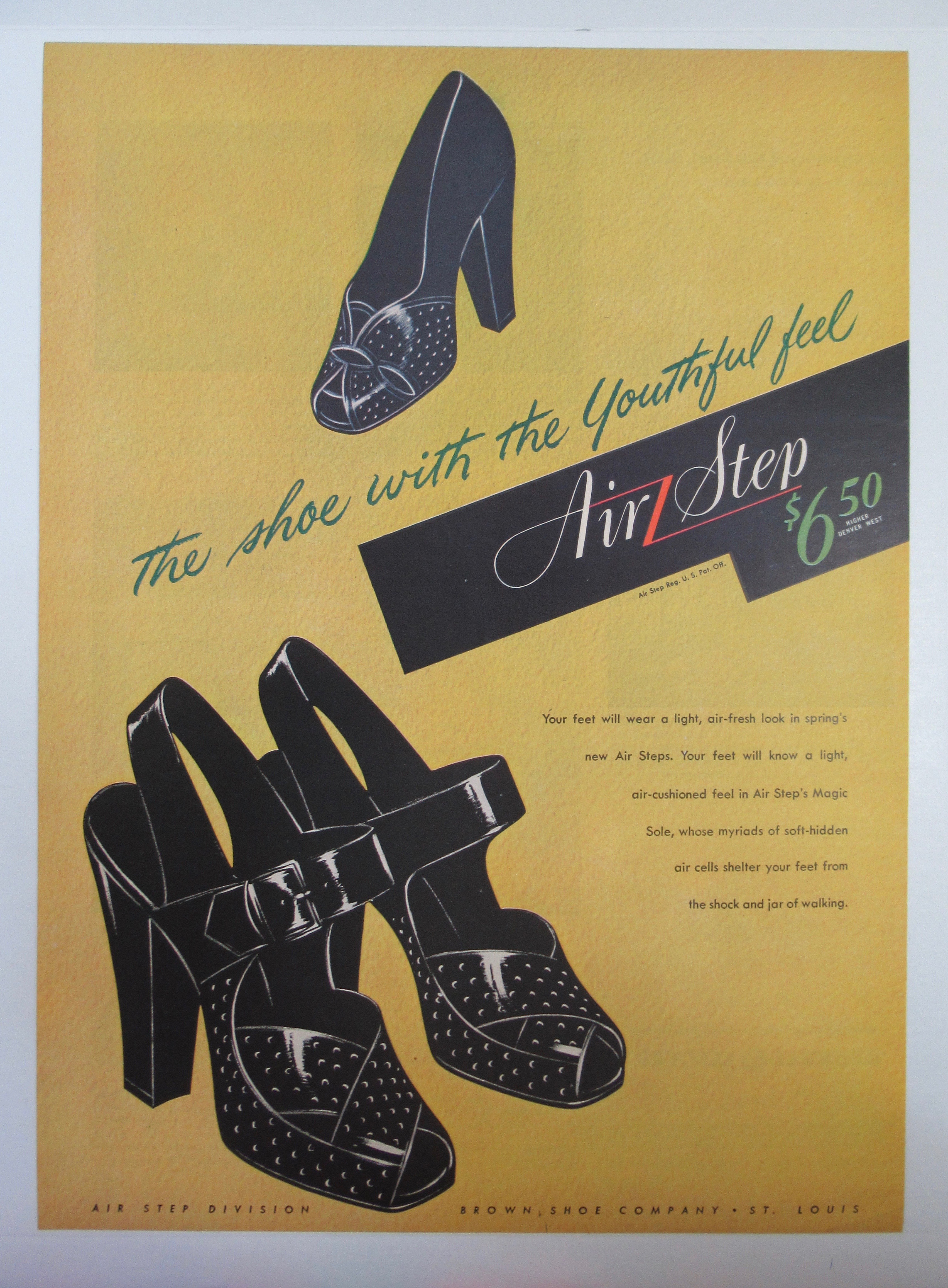 1945 Air Step Shoes with Shoe With Youthful Feel