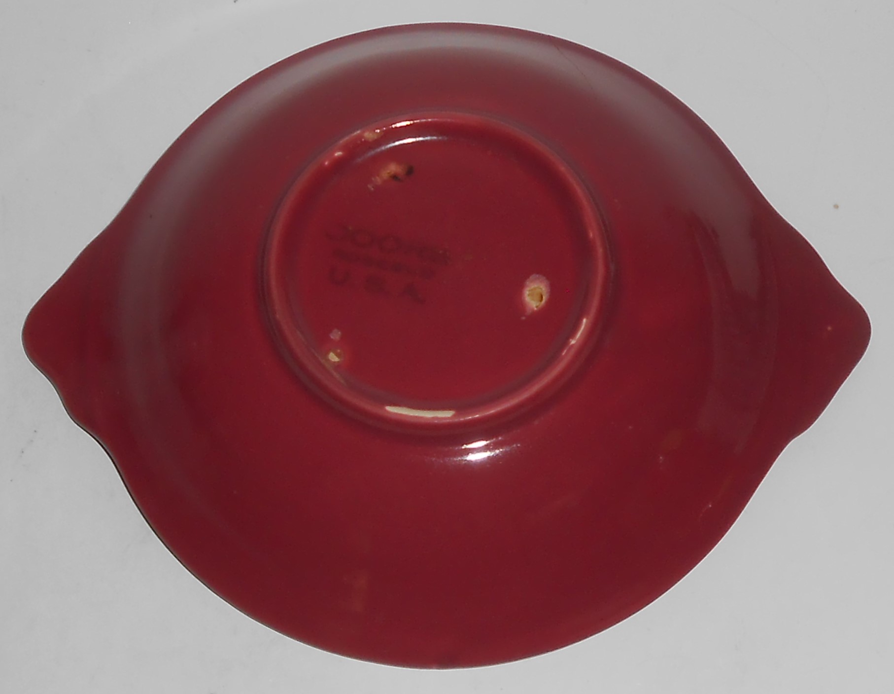 Coors Pottery Rosebud Red Cereal/Oatmeal Bowl