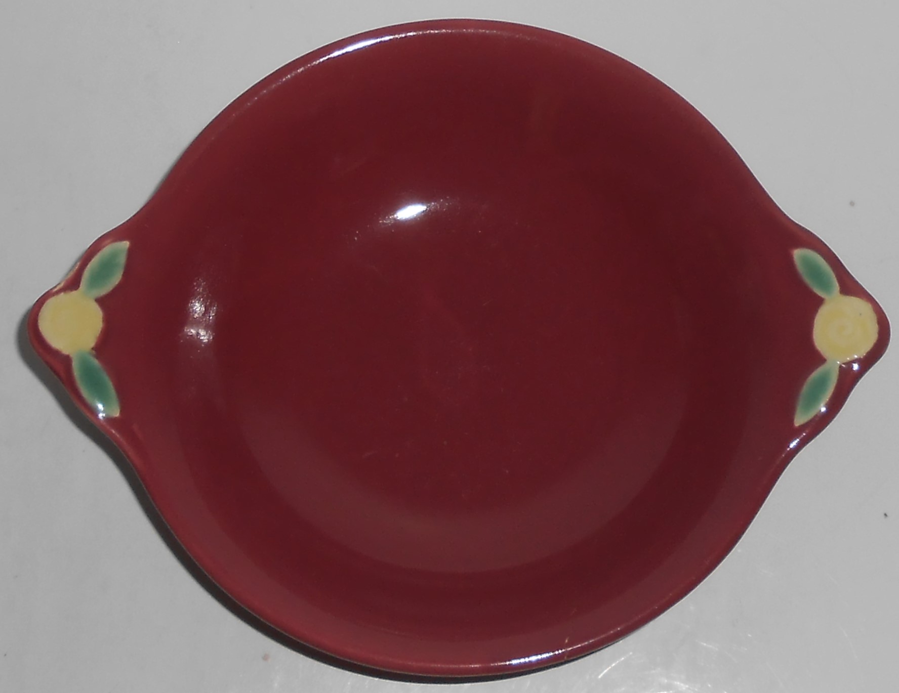 Coors Pottery Rosebud Red Cereal/Oatmeal Bowl