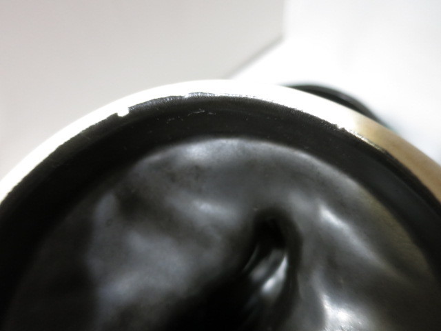 Vintage McCoy Pottery Black Barrel Cookie Jar Circa 1960s