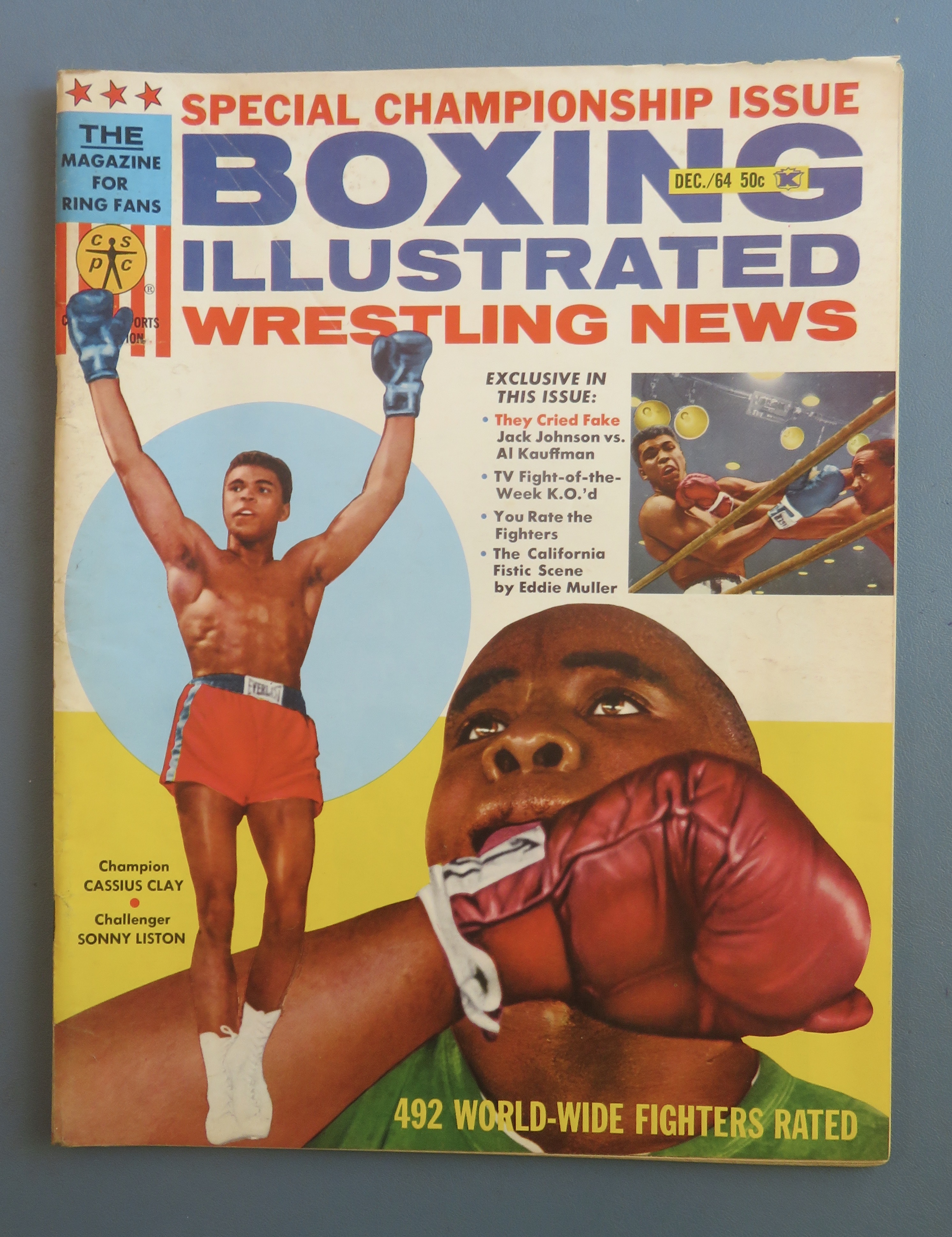 Boxing Illustrated Wrestling Magazine December 1964