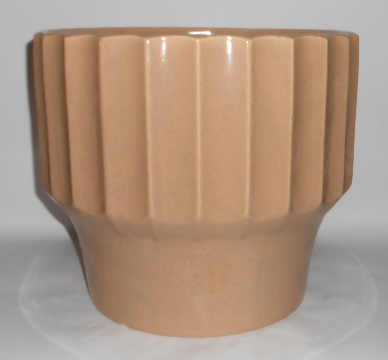 VINTAGE Bauer Pottery 10" Tan Speckle Biltmore Flower Pot - MINT