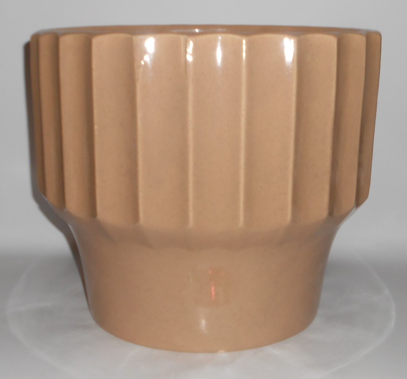 VINTAGE Bauer Pottery 10" Tan Speckle Biltmore Flower Pot - MINT