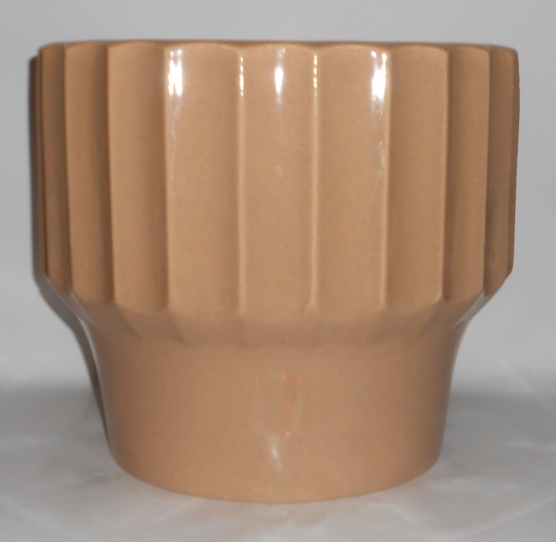 VINTAGE Bauer Pottery 10" Tan Speckle Biltmore Flower Pot - MINT