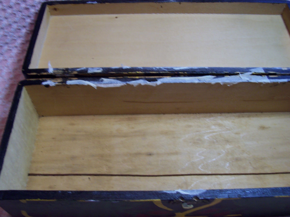 Flemish Art Co Painted Wood Box