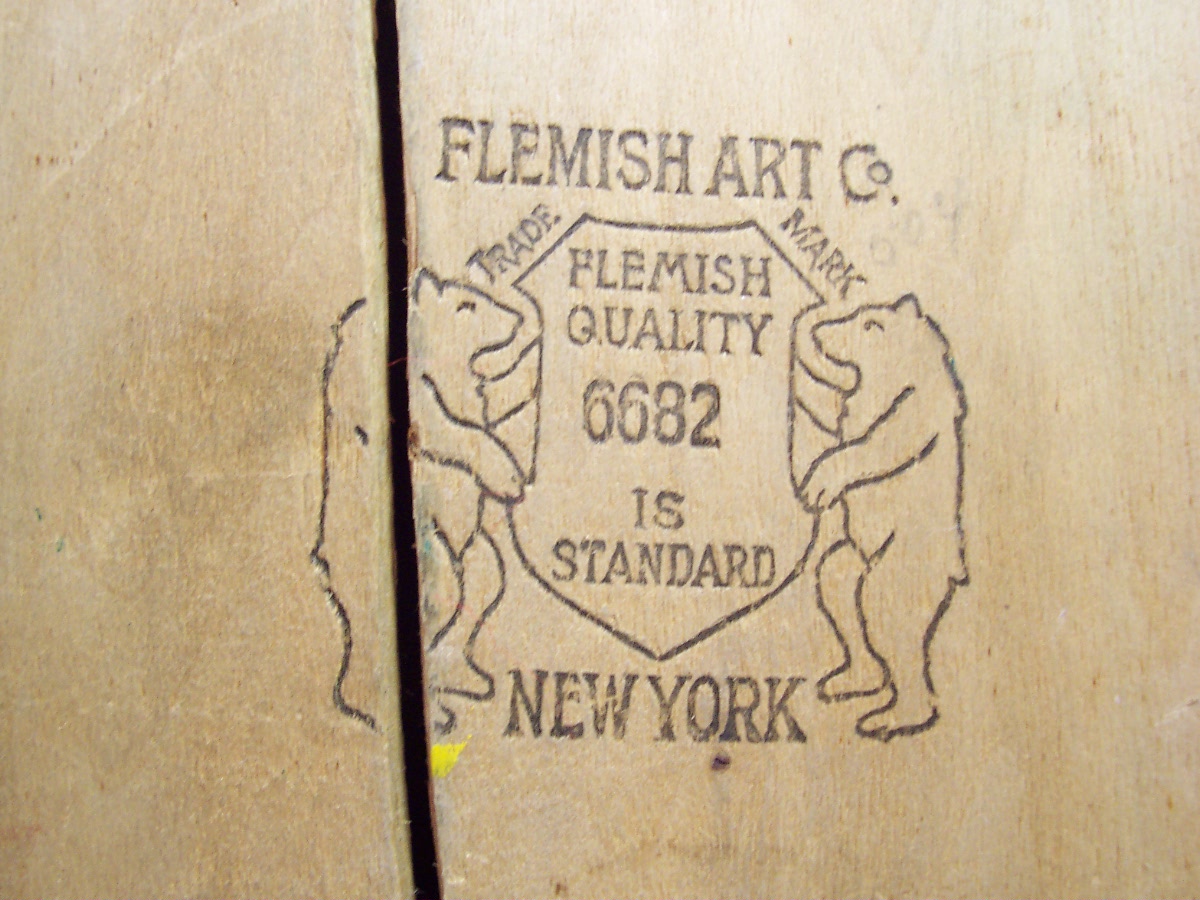 Flemish Art Co Painted Wood Box