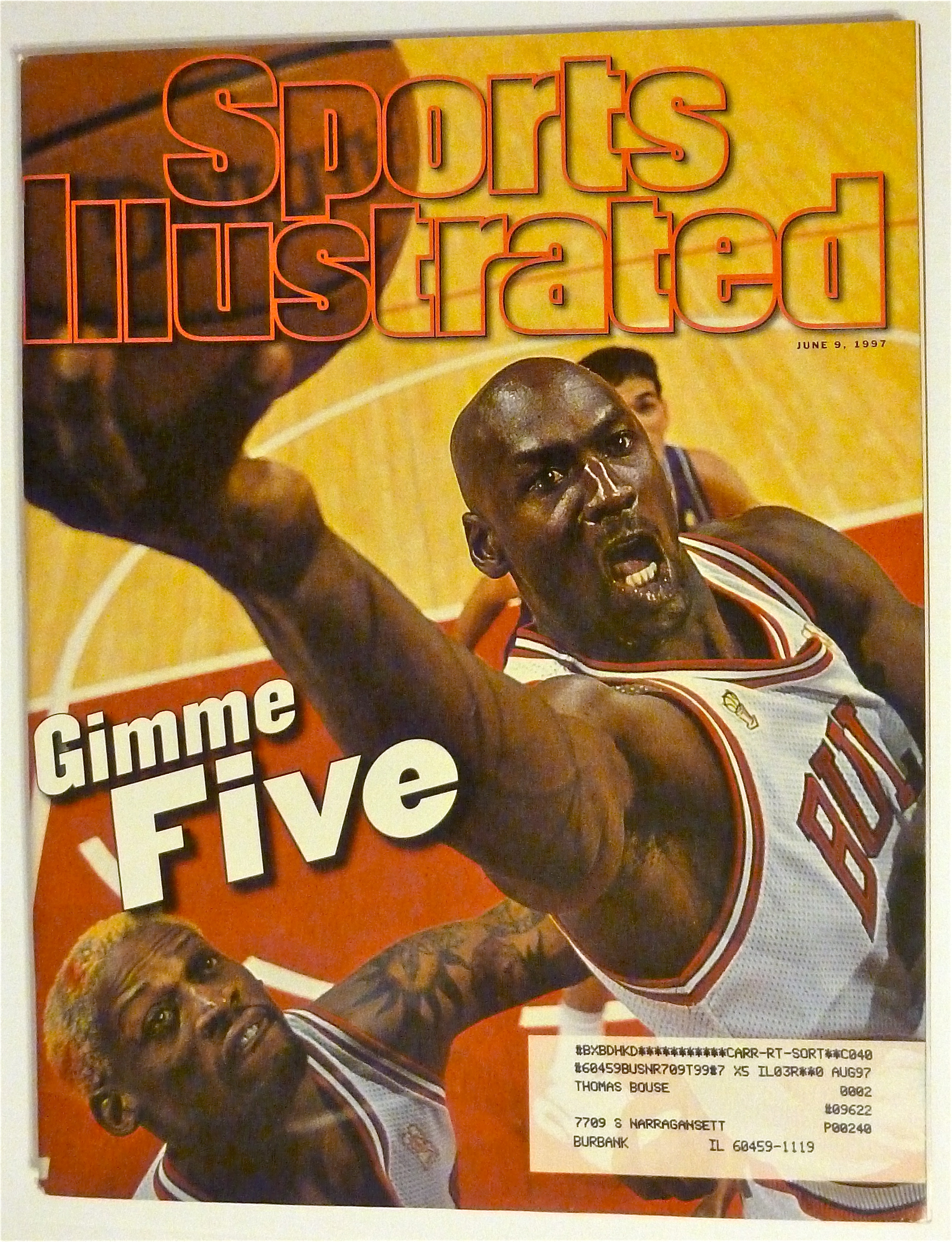 Sports Illustrated Magazine-June 9, 1997-Michael Jordan