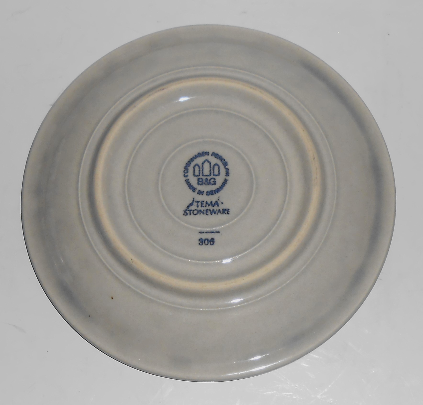 Bing & Grondahl China Stoneware Tema Bread Plate