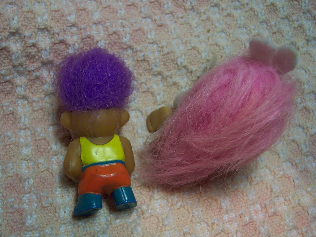 Soma Boy Troll and Baby Troll lot of two