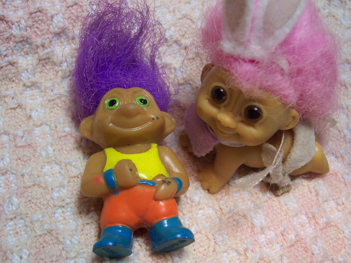 Soma Boy Troll and Baby Troll lot of two