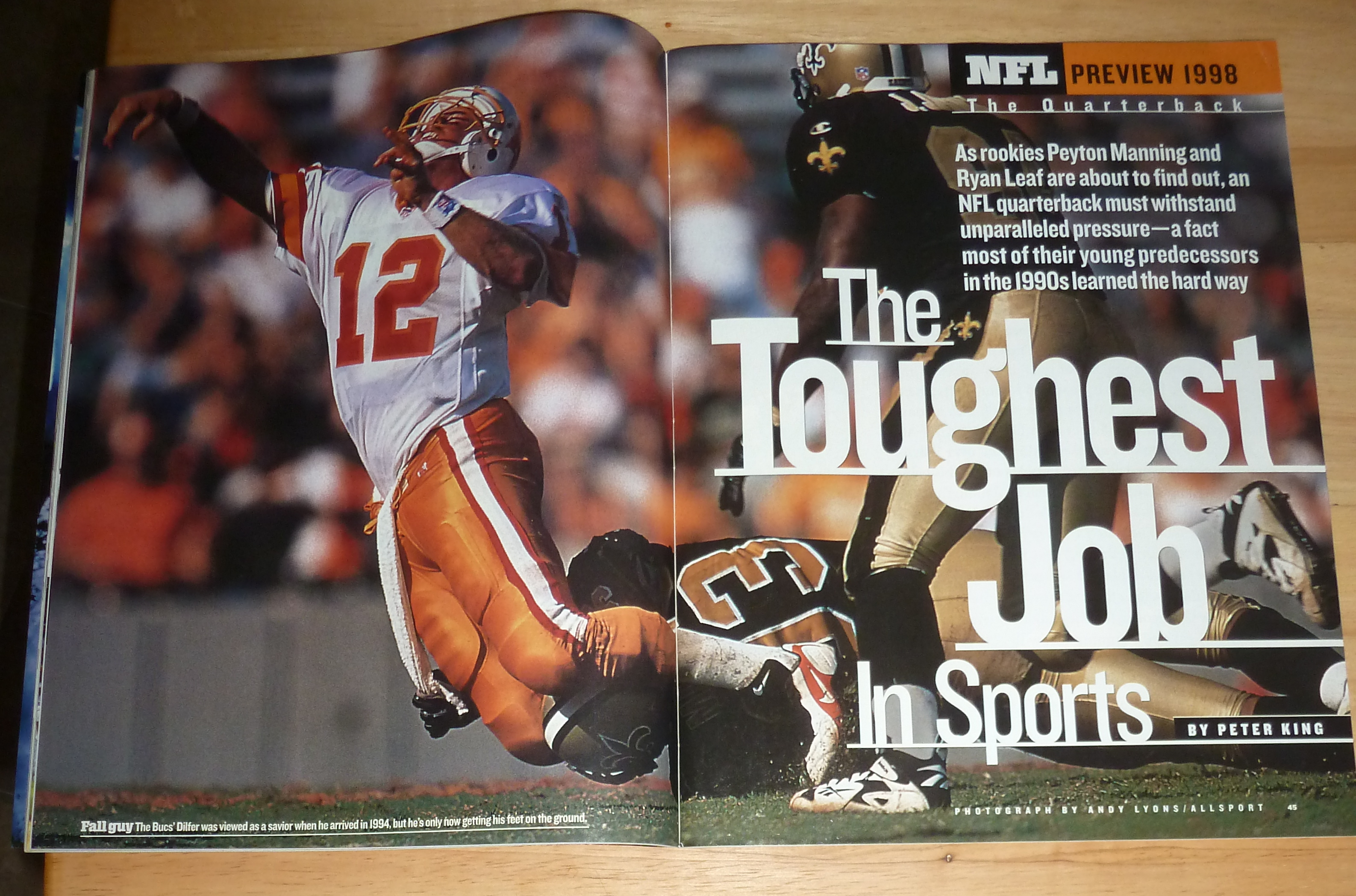 Sports Illustrated Magazine-August 17, 1998-NFL Preview