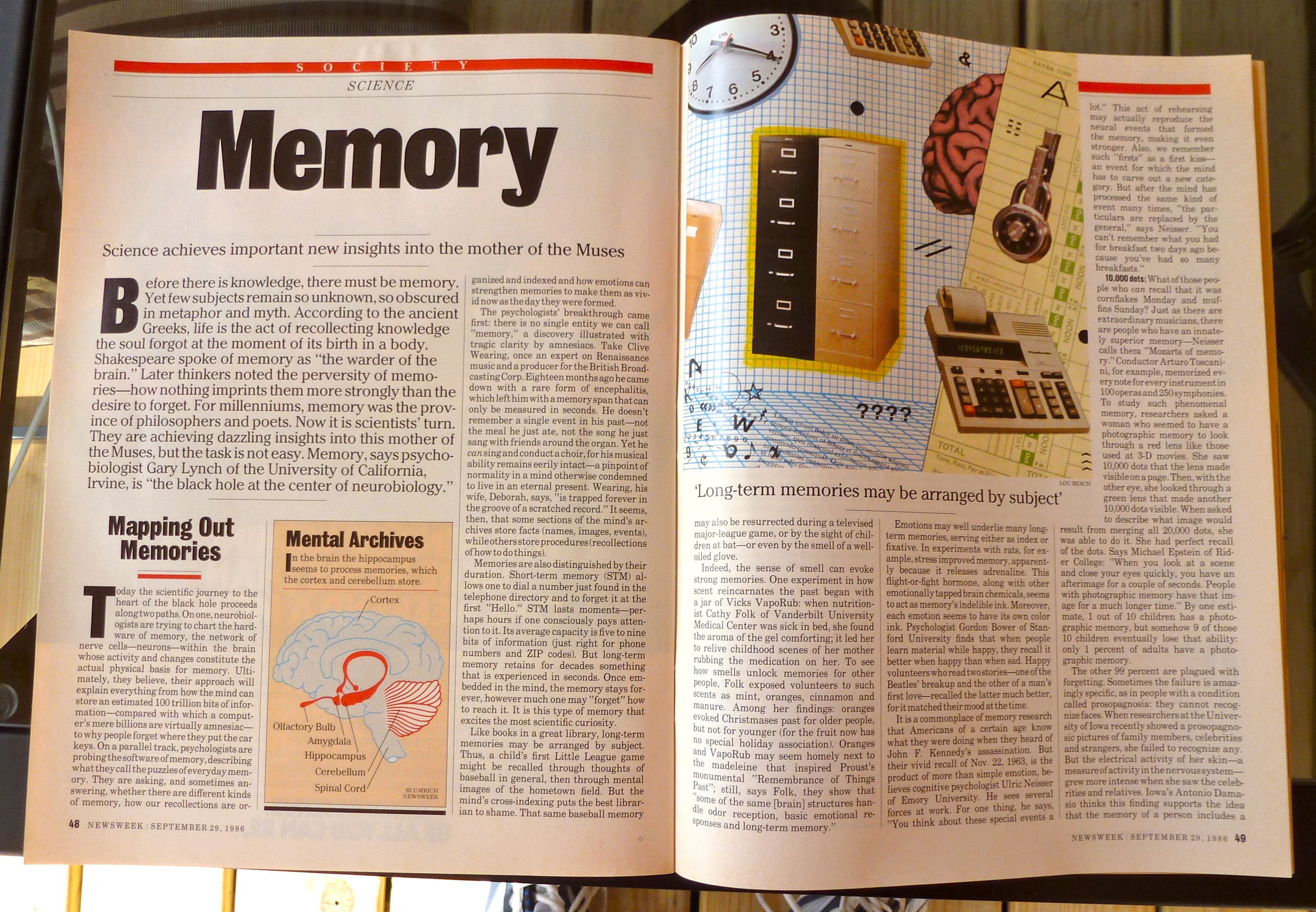 Newsweek Magazine-September 29, 1986-Memory