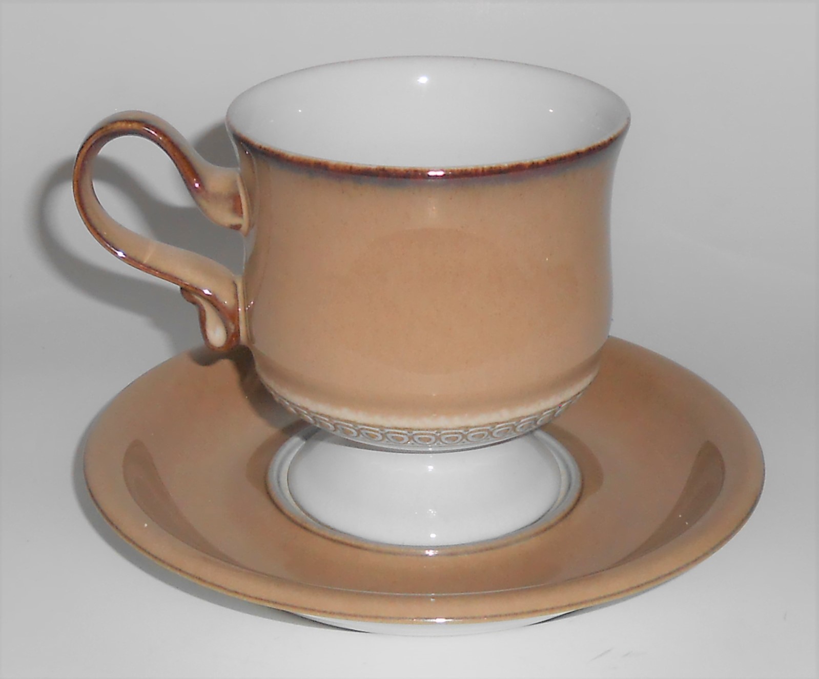 Denby Pottery Stoneware Seville Cup & Saucer Set