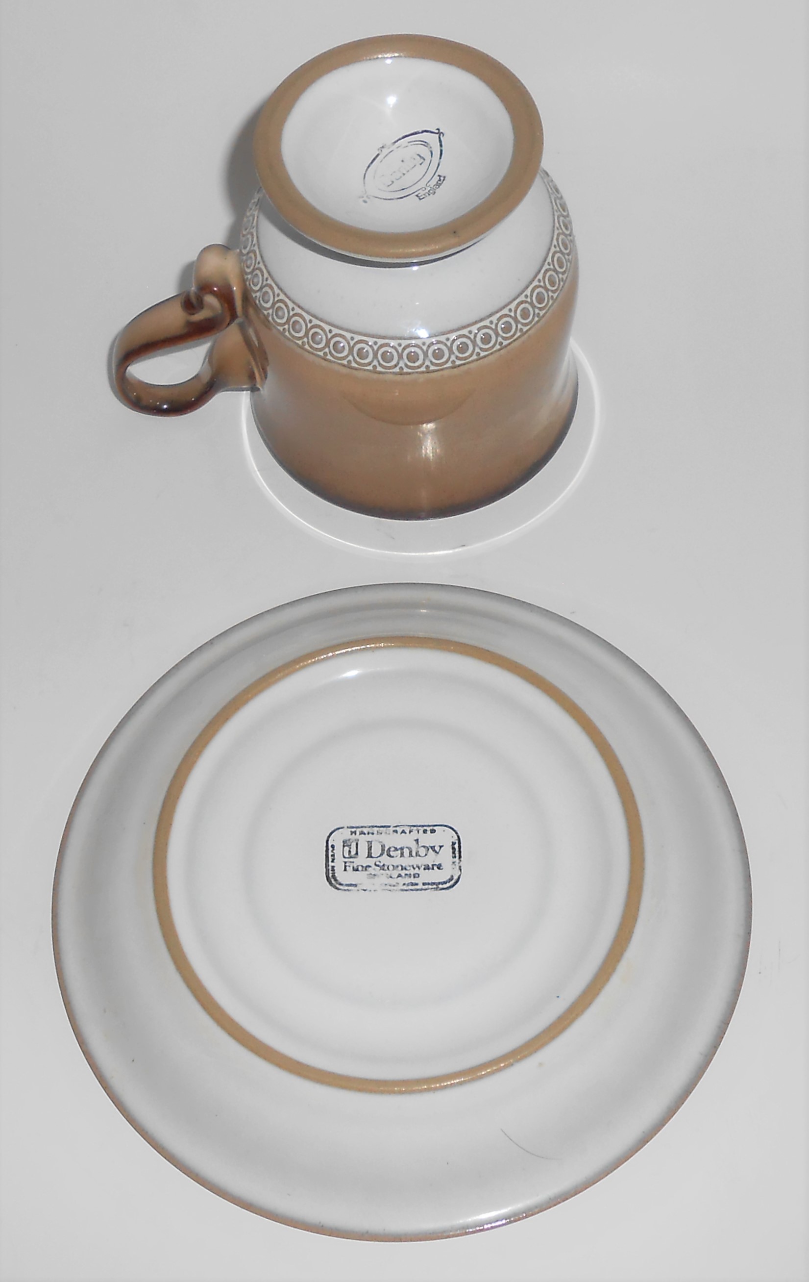 Denby Pottery Stoneware Seville Cup & Saucer Set
