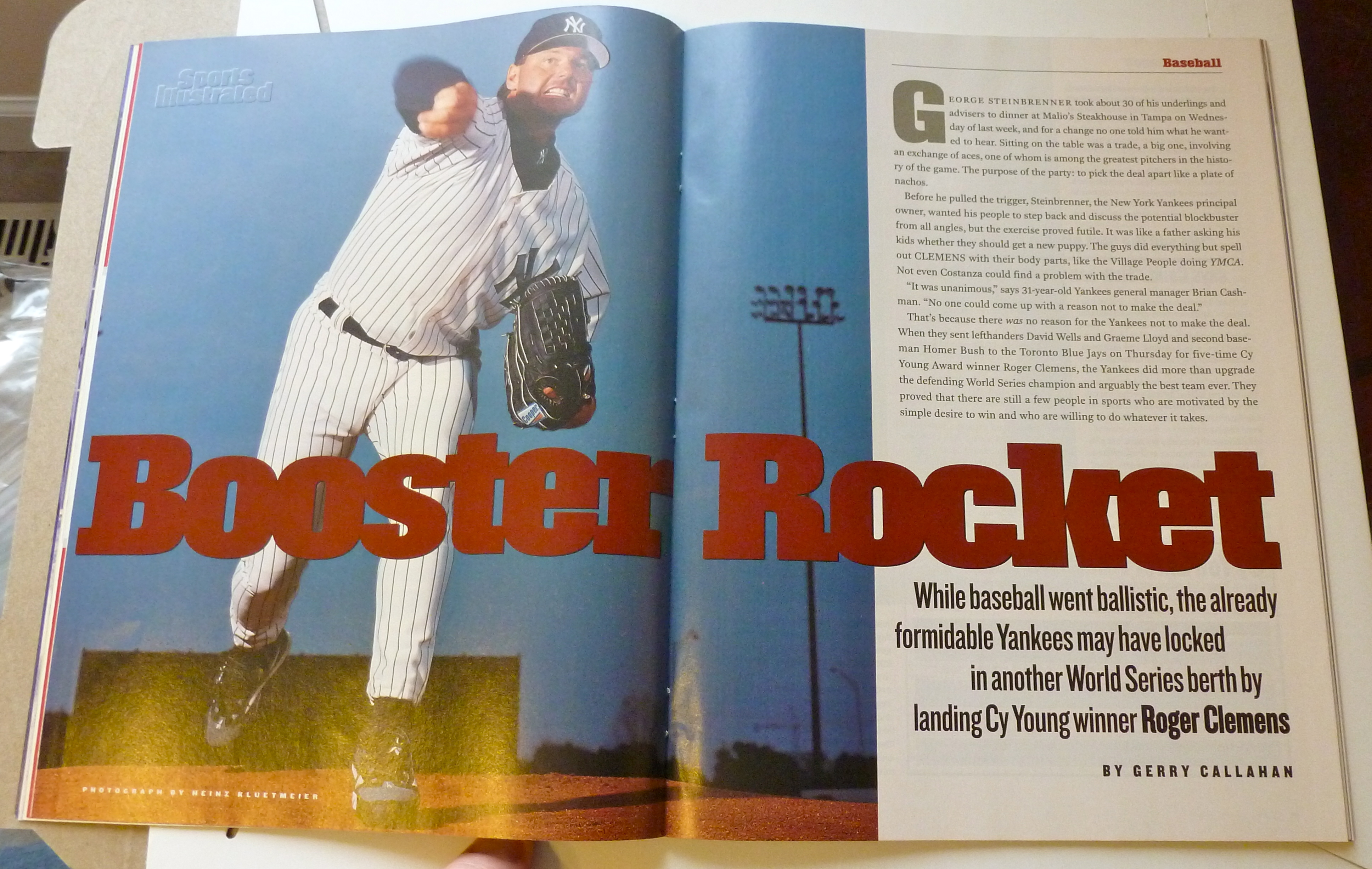 Sports Illustrated Magazine-March 1, 1999-Roger Clemens