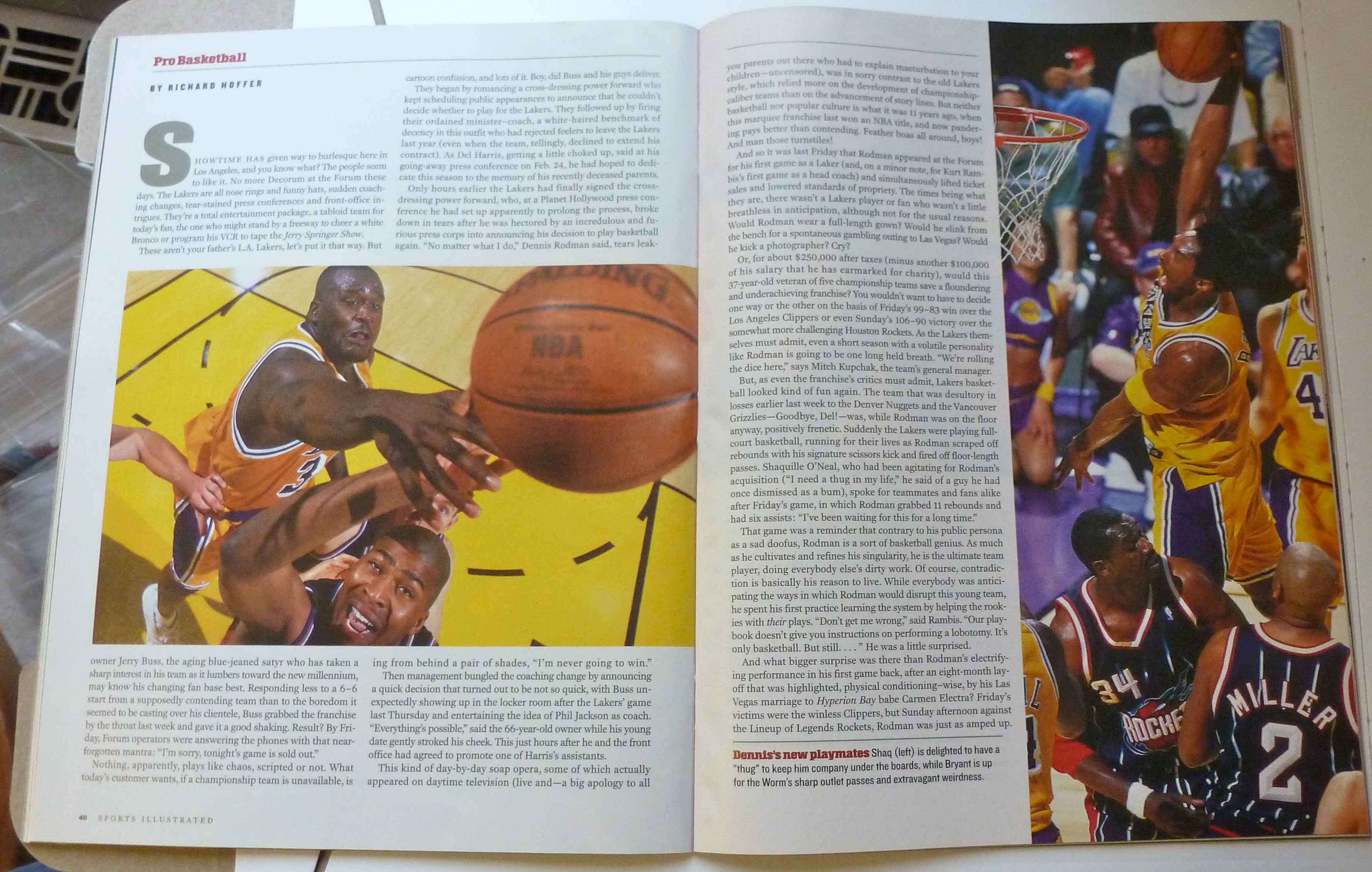 Sports Illustrated Magazine-March 8, 1999-Dennis Rodman