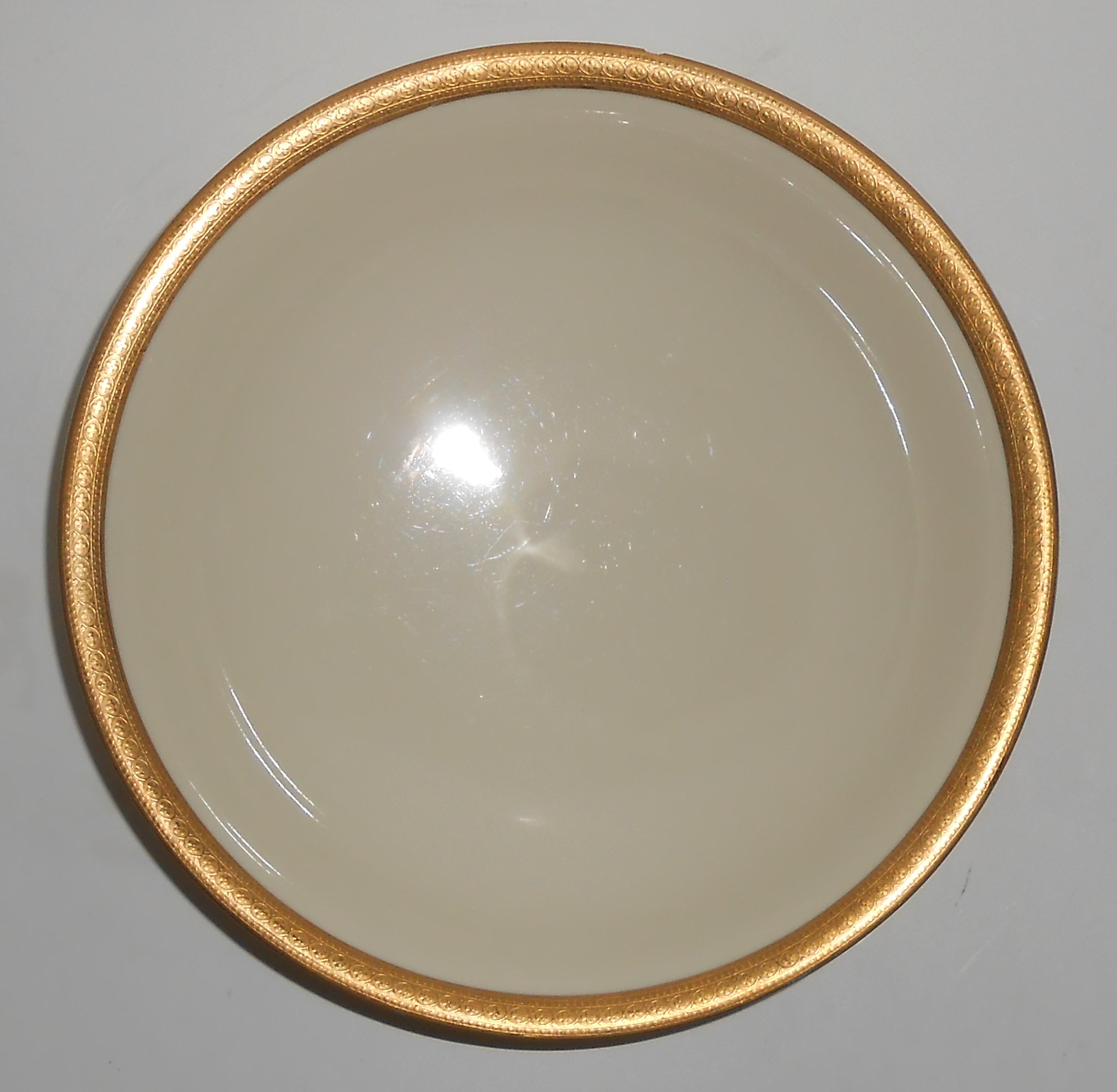 Syracuse China Old Ivory Bracelet Gold Round Vegetable