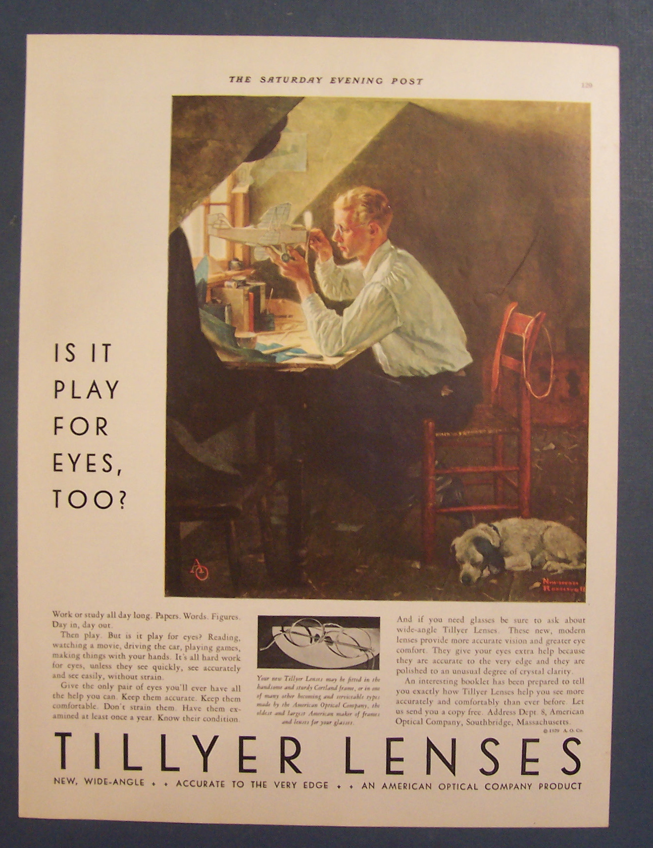1929 Tillyer Lenses By Norman Rockwell