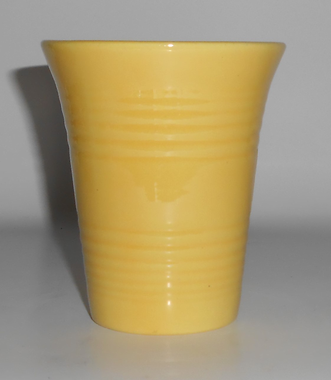 VINTAGE Bauer Pottery Monterey Ring Yellow Tumbler - MI