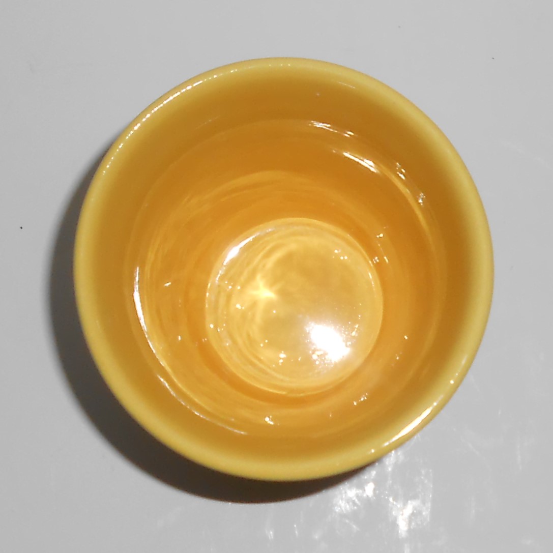 VINTAGE Bauer Pottery Monterey Ring Yellow Tumbler - MI