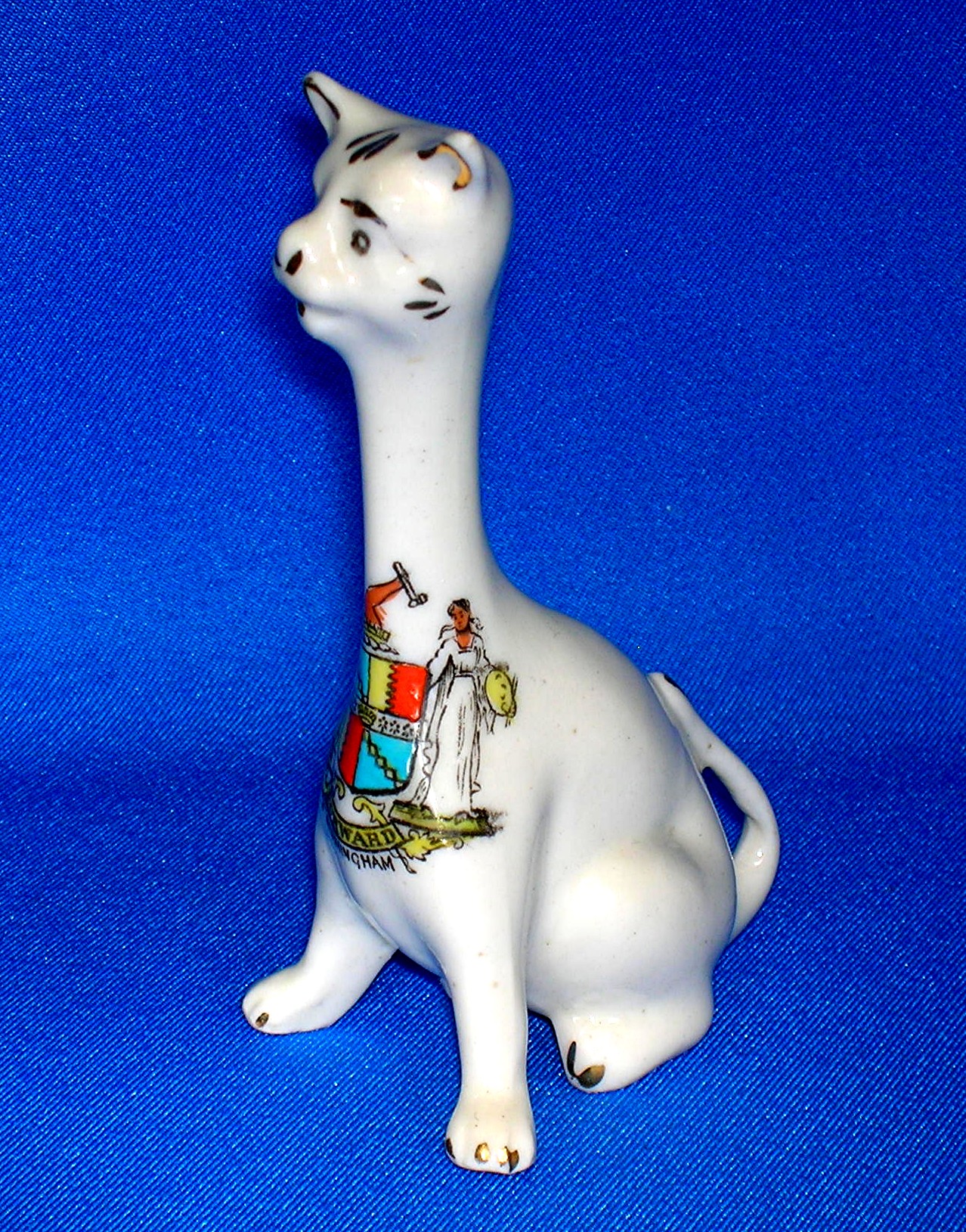 Porcelain Cat Figurine Birmingham England