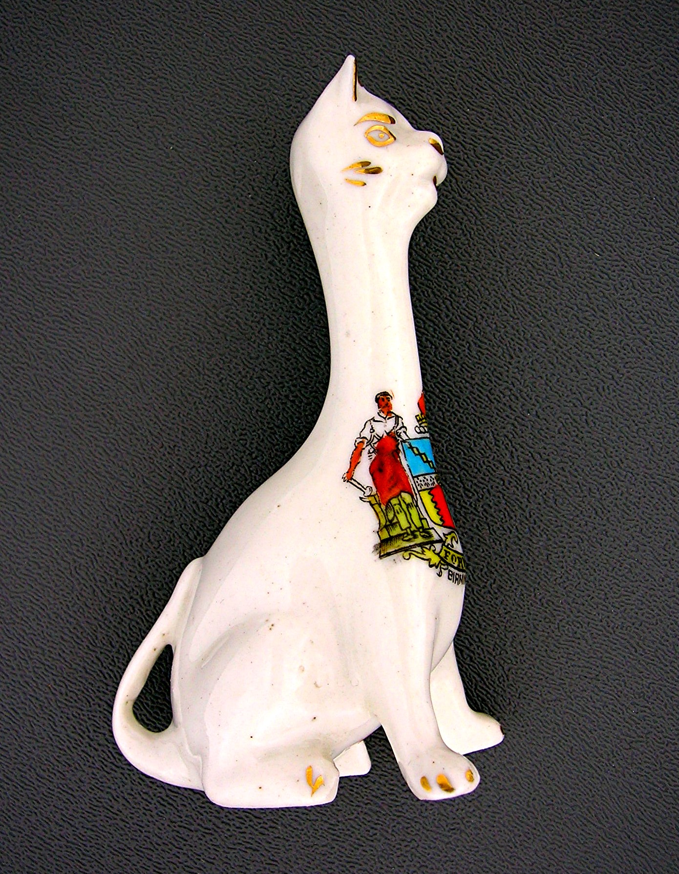 Porcelain Cat Figurine Birmingham England