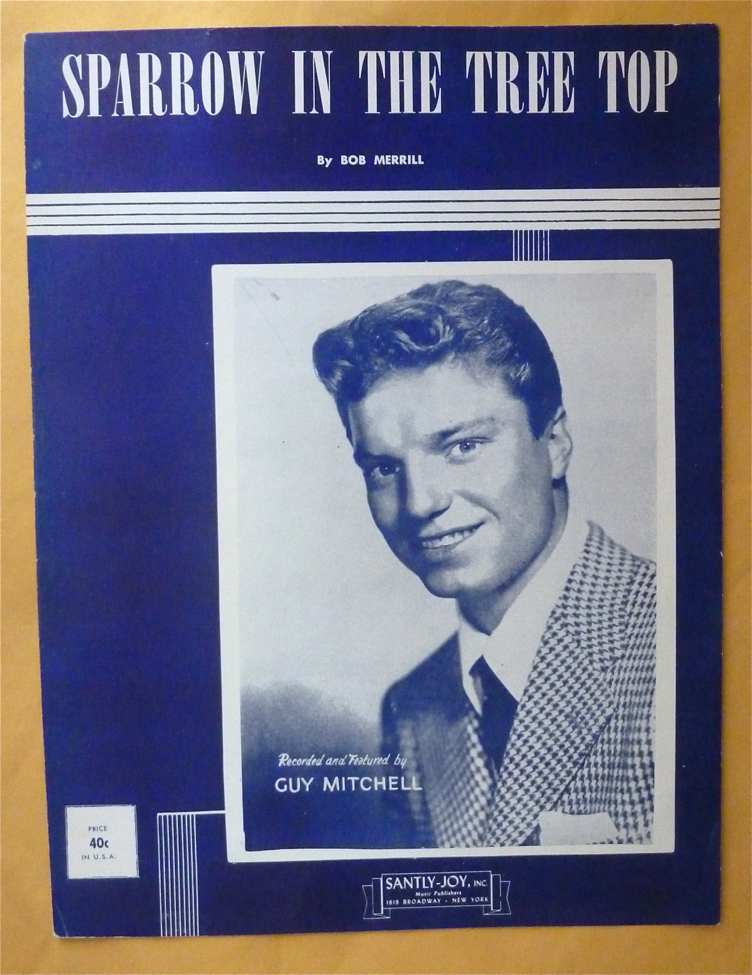 Sheet Music For 1951 Sparrow In The Tree Top