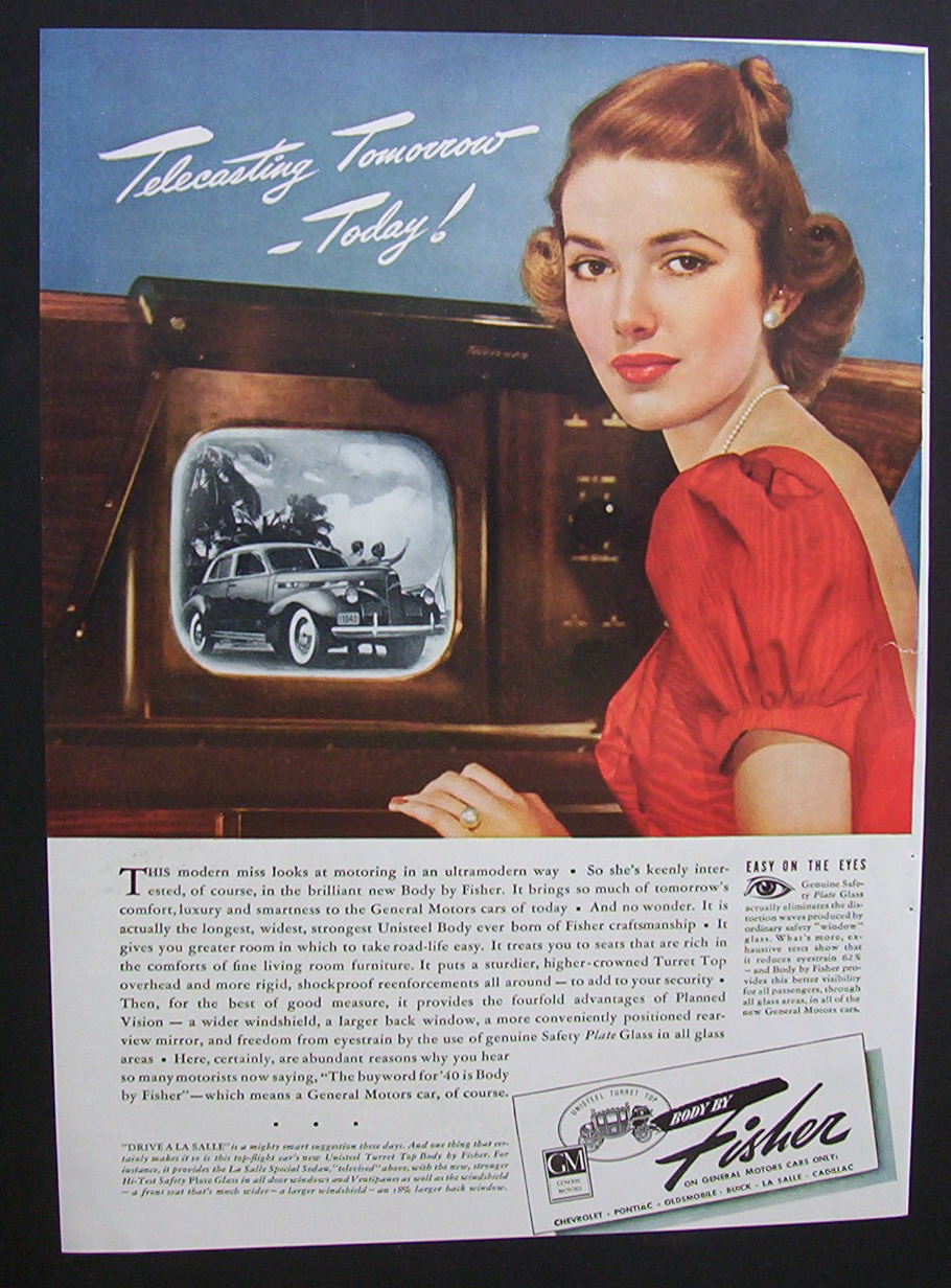 1940 Body By Fisher with Beautiful Brown Haired Girl