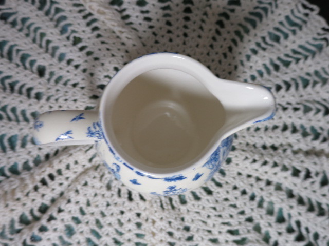 Arthur Wood Creamer Blue and White Countryside Chintz England