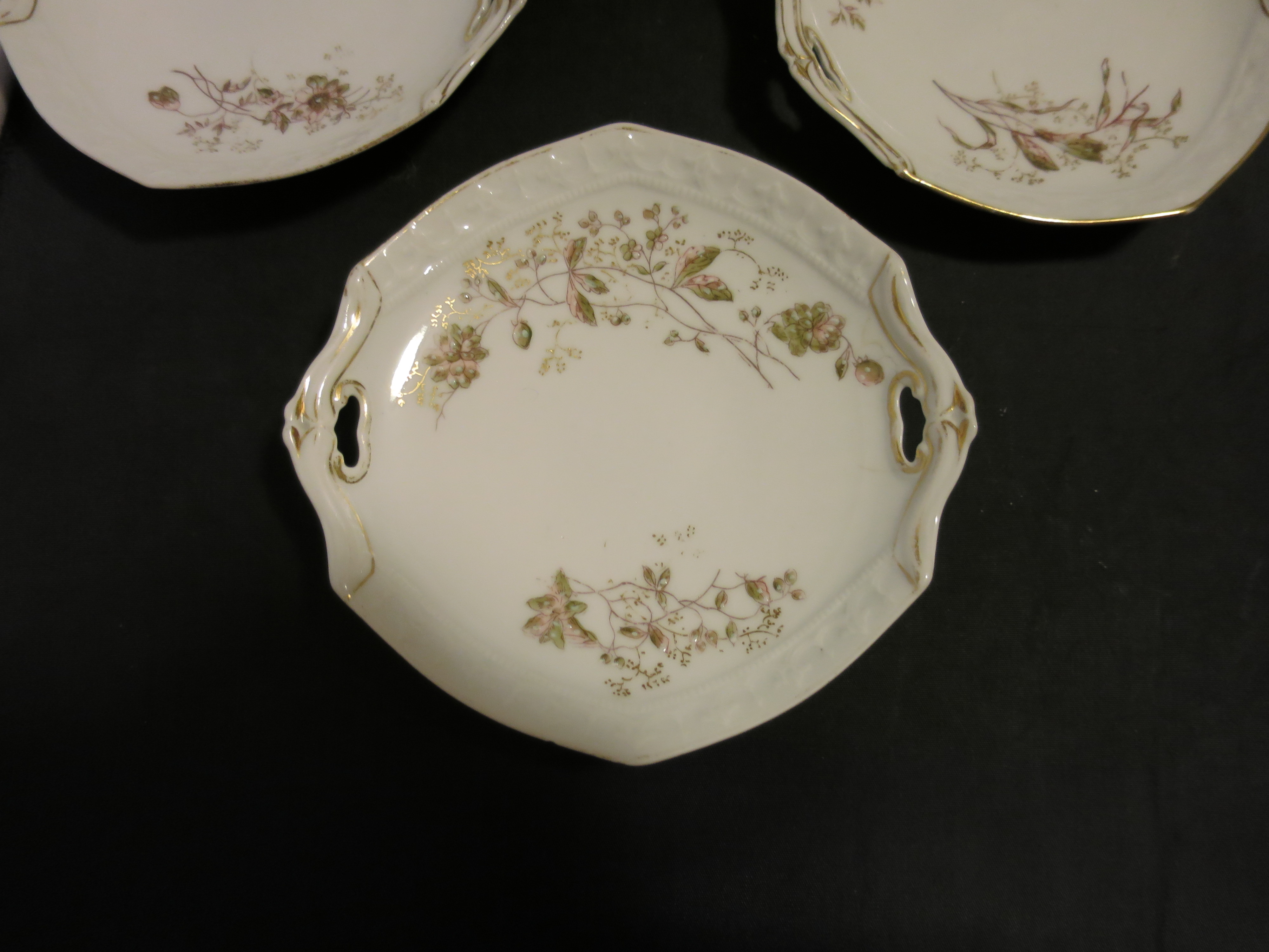 Limoges Depose Plates set of 5 France