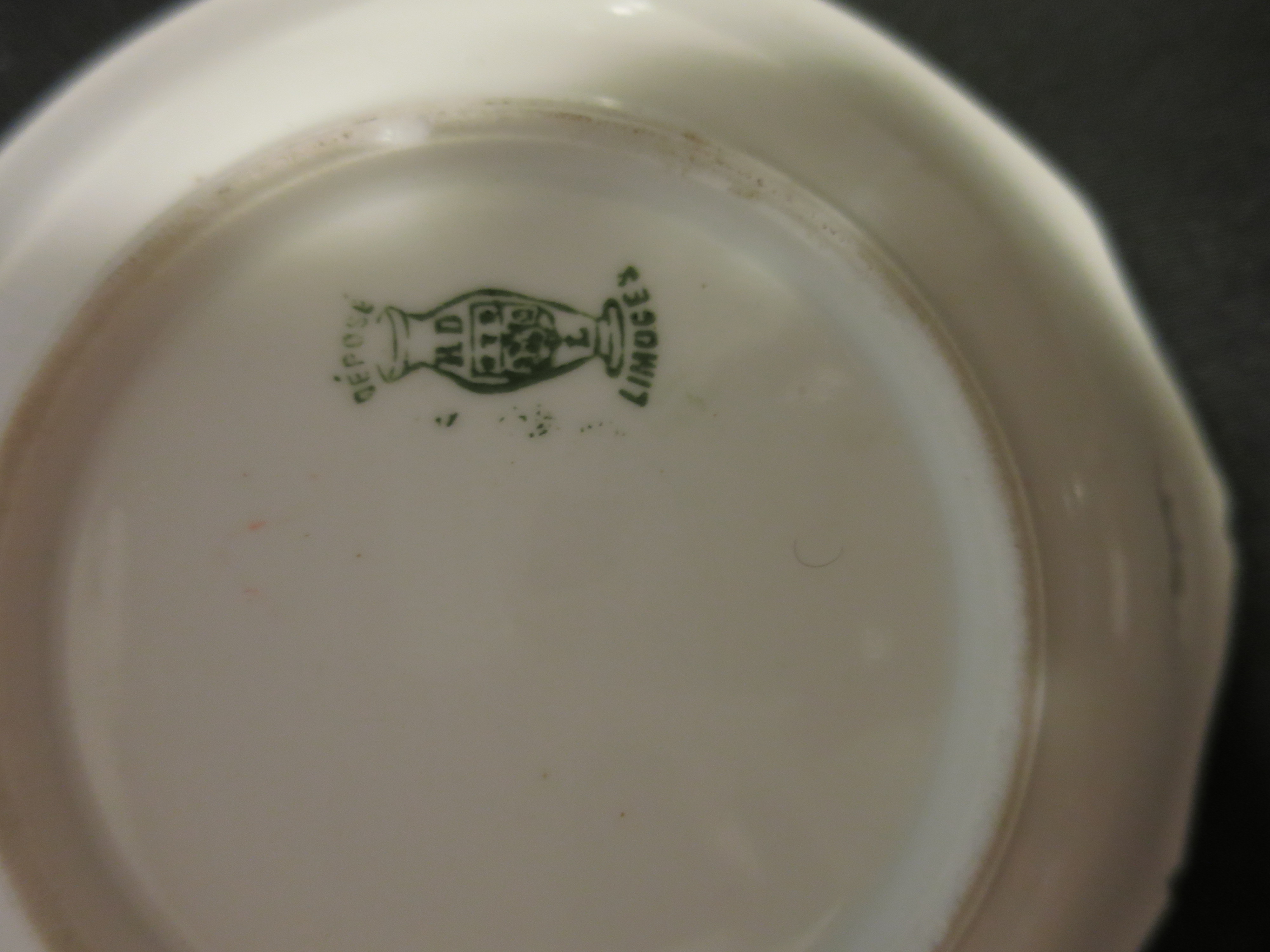 Limoges Depose Plates set of 5 France