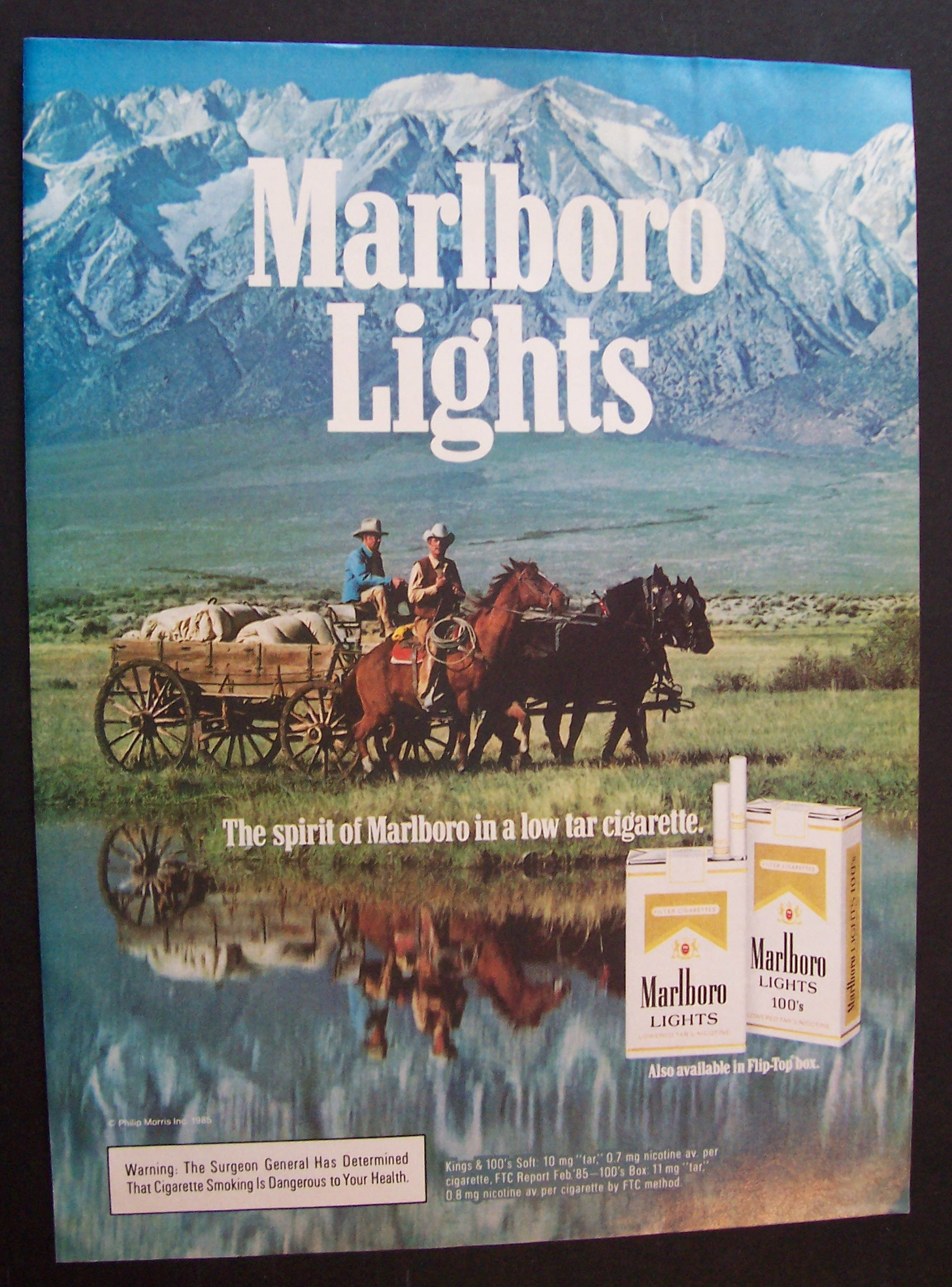 1985  Marlboro  Lights  Cigarettes