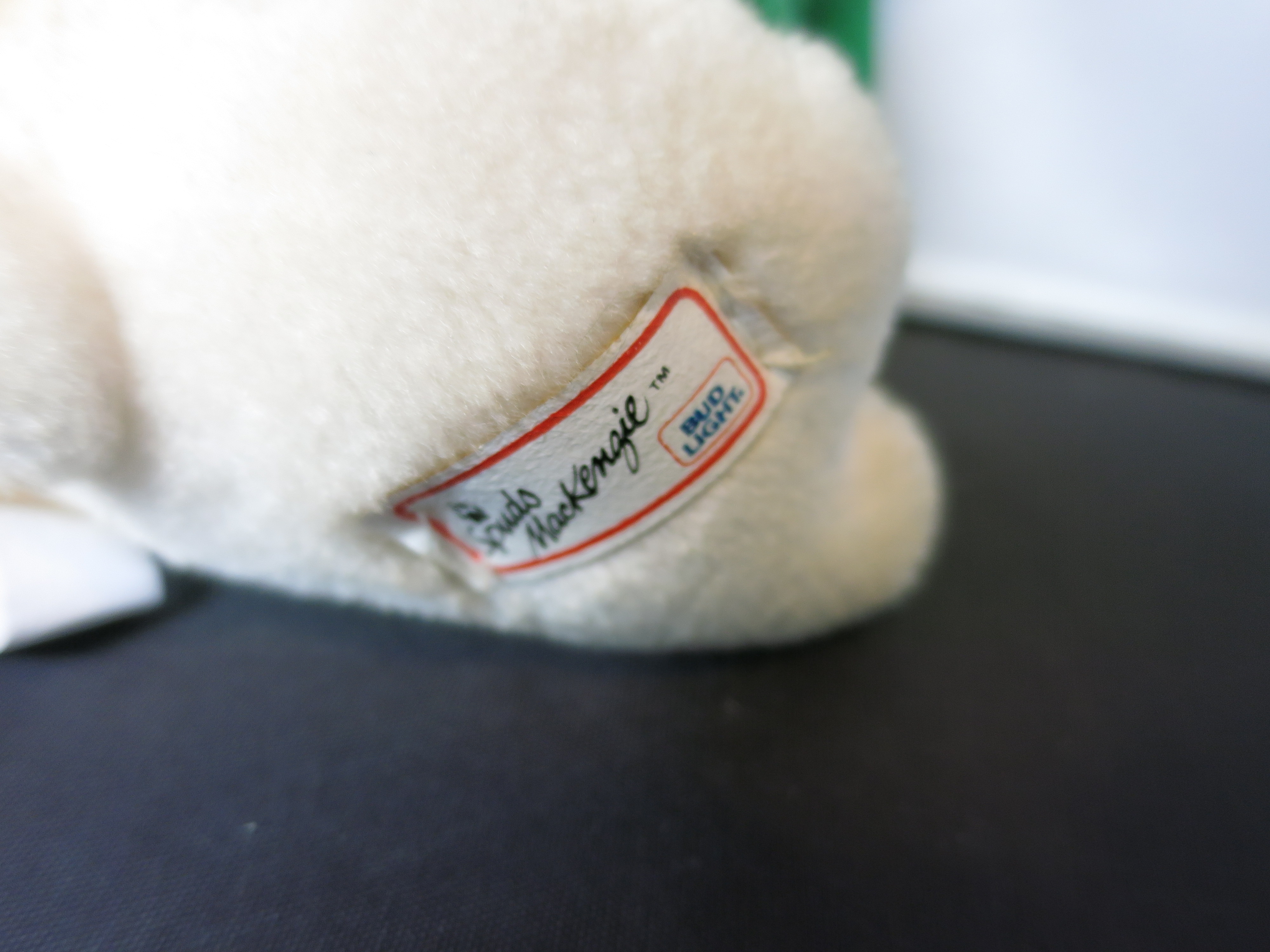 Spuds Mackenzie Bud Light Plush Dog 1987