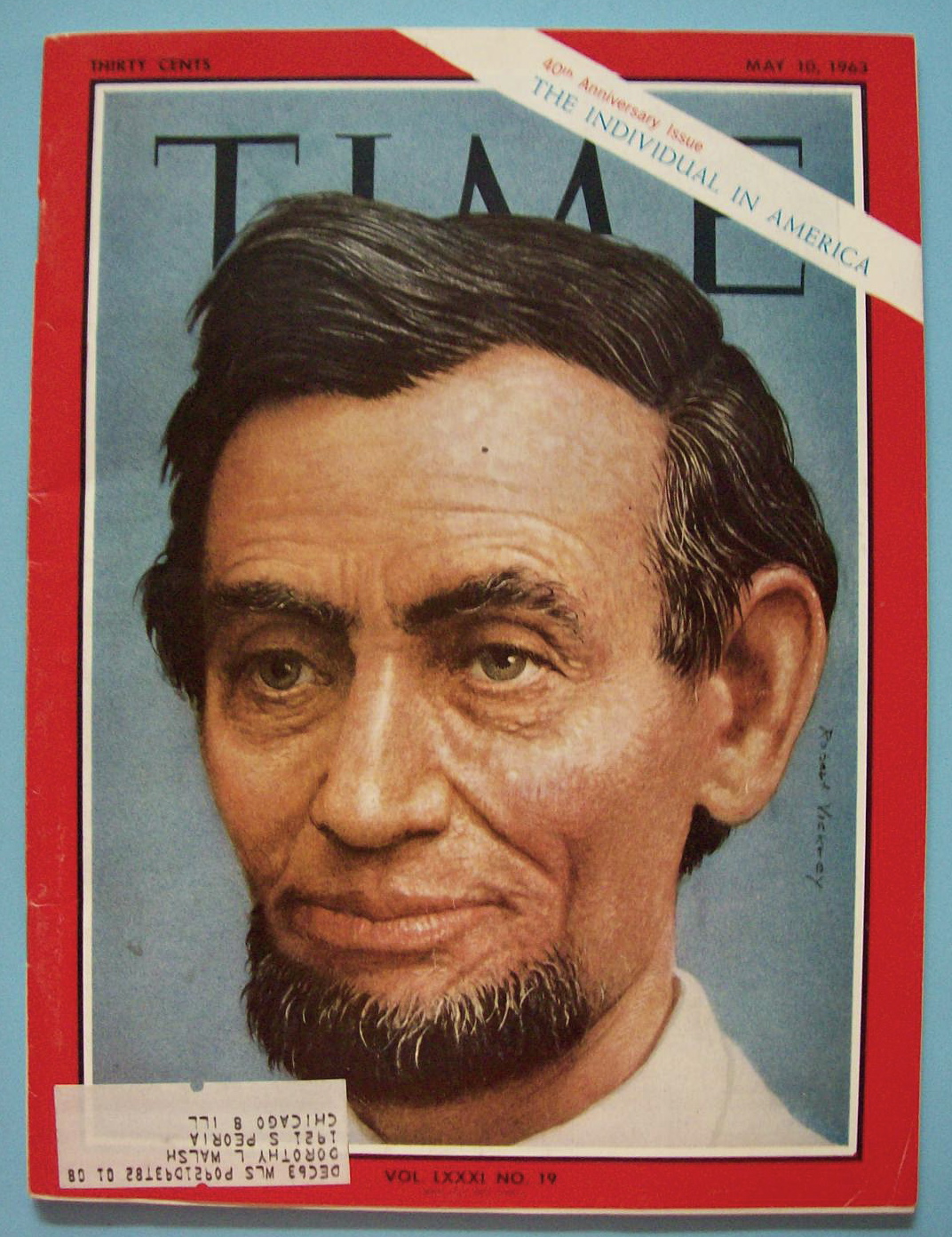 Time Magazine - May 10, 1963 - Abraham Lincoln