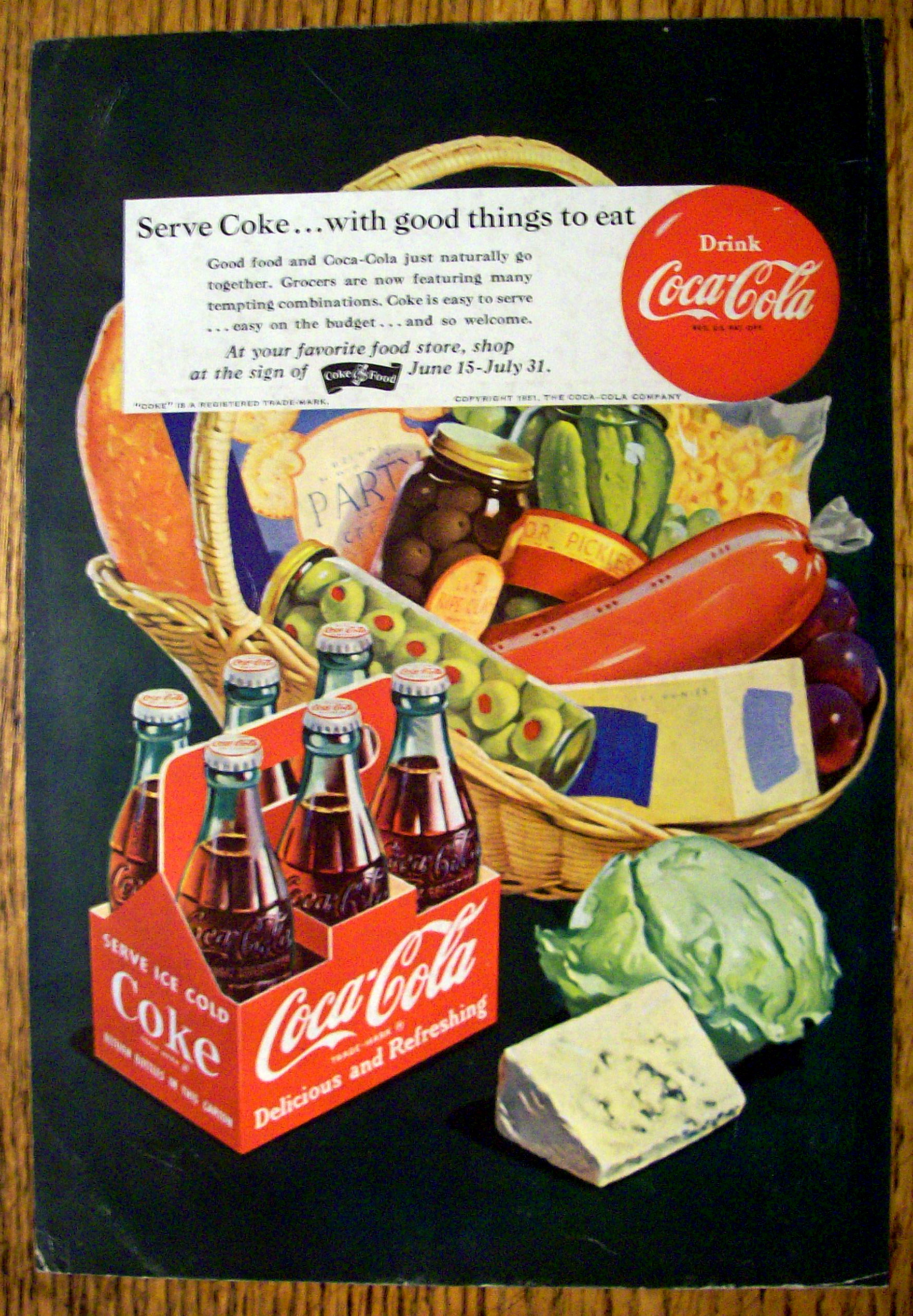 Vintage Ad: 1951 Coca Cola (Coke)