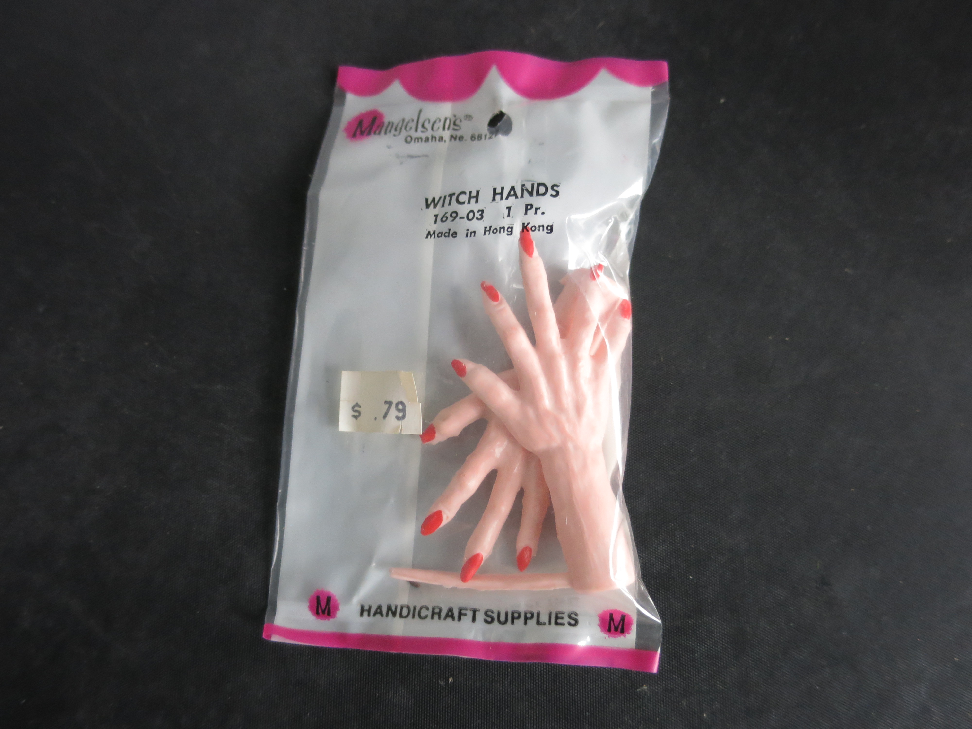 Vintage Witch Hands Doll Crafting Mangelsens